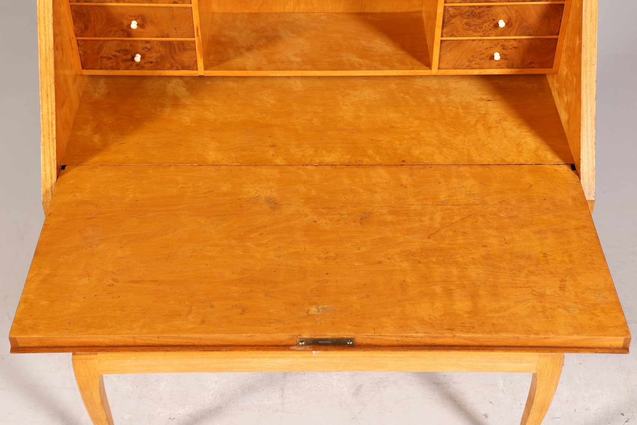 Sekretär im Biedermeier Stil um 1930 Schreibmöbel echt Holz Kommode Schreibtisch