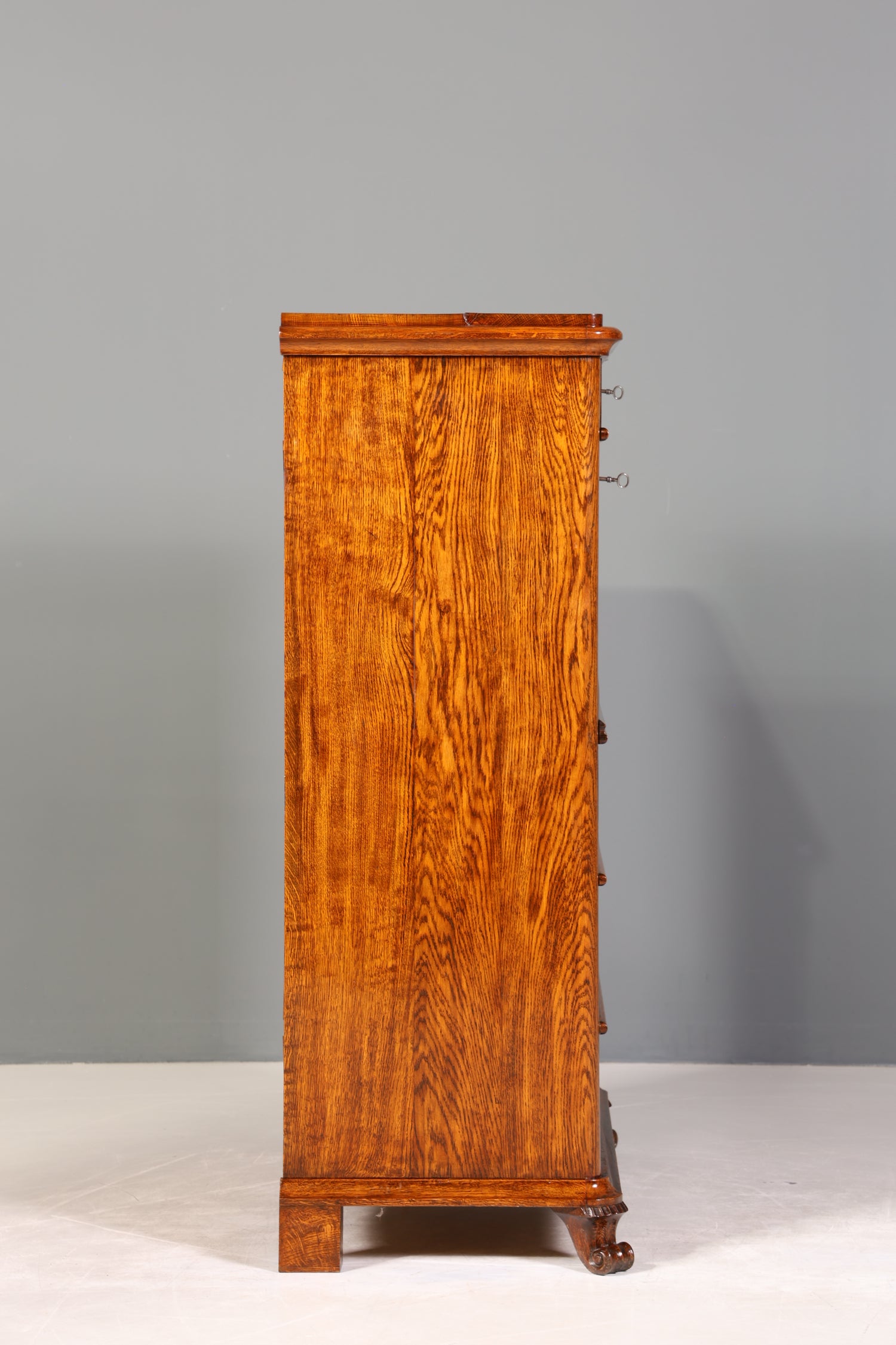 Wunderschöner Biedermeier Sekretär Vertiko Louis Philippe Highboard Kommode Schubladenkommode