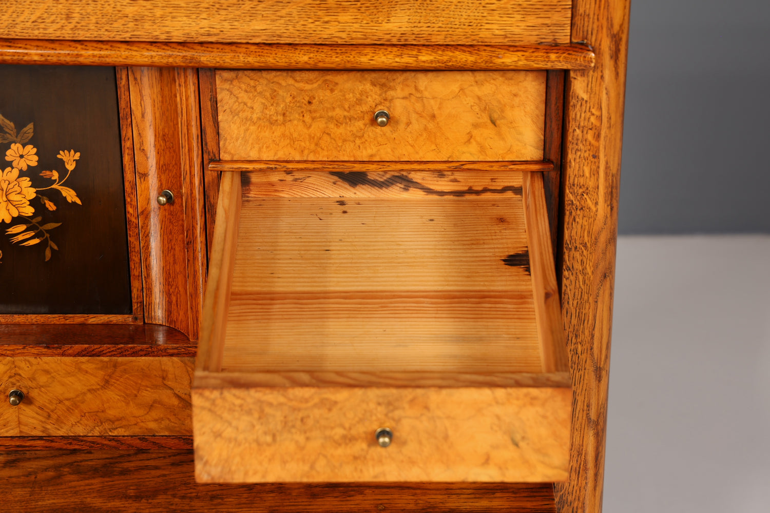 Wunderschöner Biedermeier Sekretär Vertiko Louis Philippe Highboard Kommode Schubladenkommode