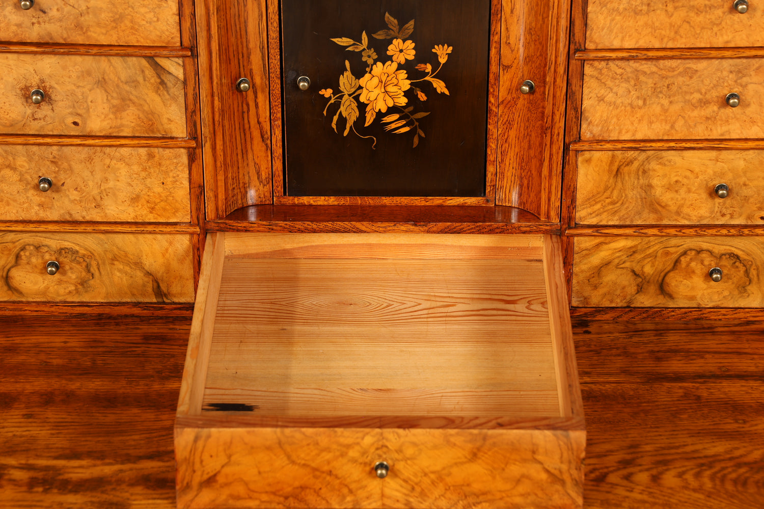 Wunderschöner Biedermeier Sekretär Vertiko Louis Philippe Highboard Kommode Schubladenkommode