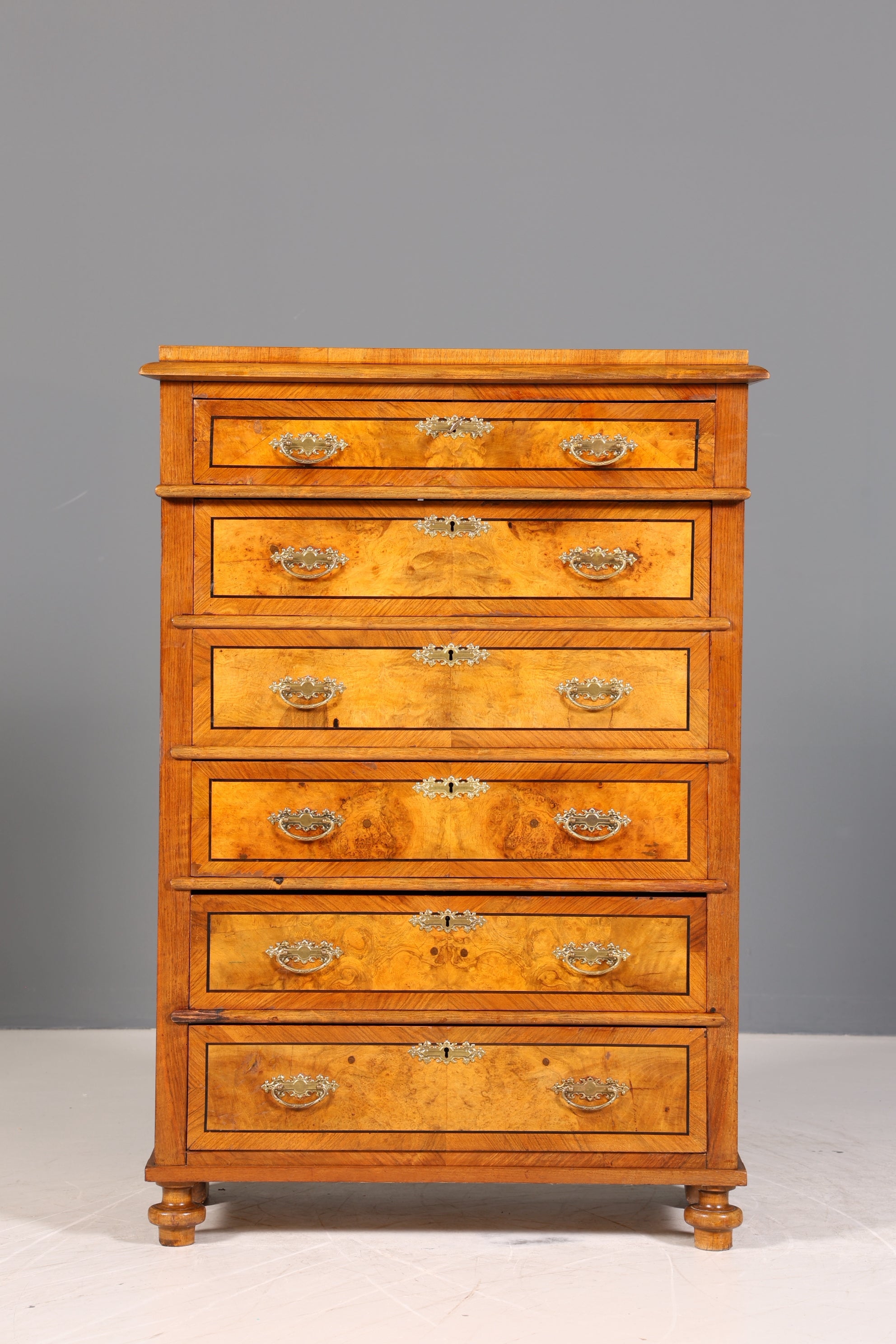Edles Gründerzeit Vertiko Jugendstil Schrank Antik Highboard Kommode Schubladenkommode