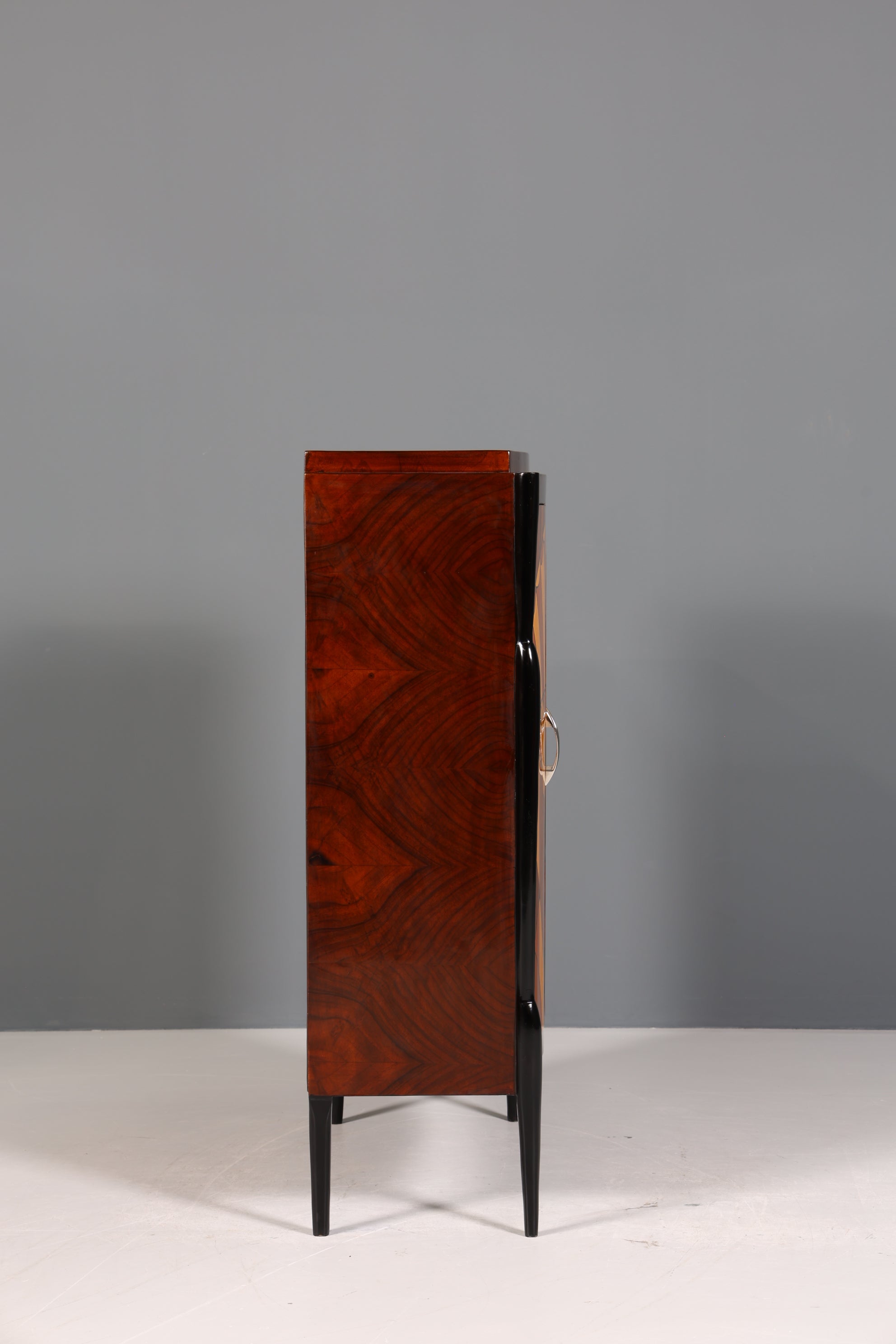 Elegant Art Deco style highboard cabinet chest of drawers Vertiko Sun Cabinet