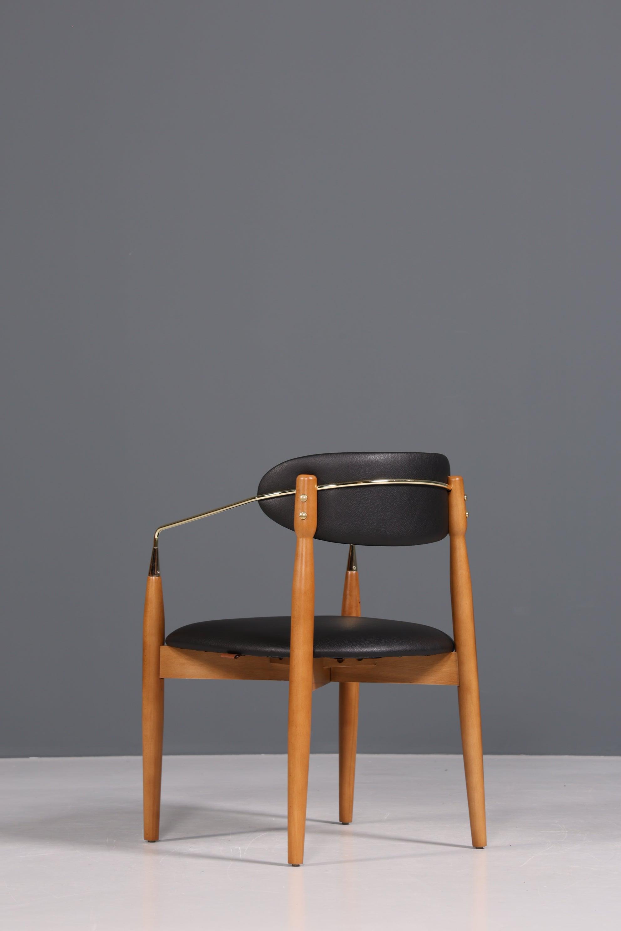 Edler Design Armlehnstuhl Lounge Sessel Dining Chair Brown