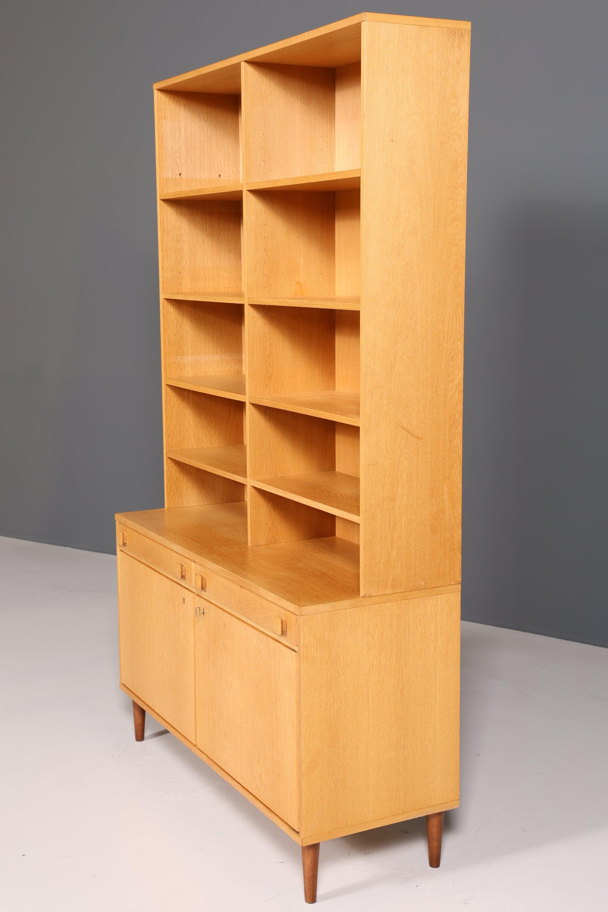Schlichtes Mid Century Regal "Ulferts- Made in Sweden" echt Holz Schrank Retro Kommode Vintage Bücherregal 60er Jahre
