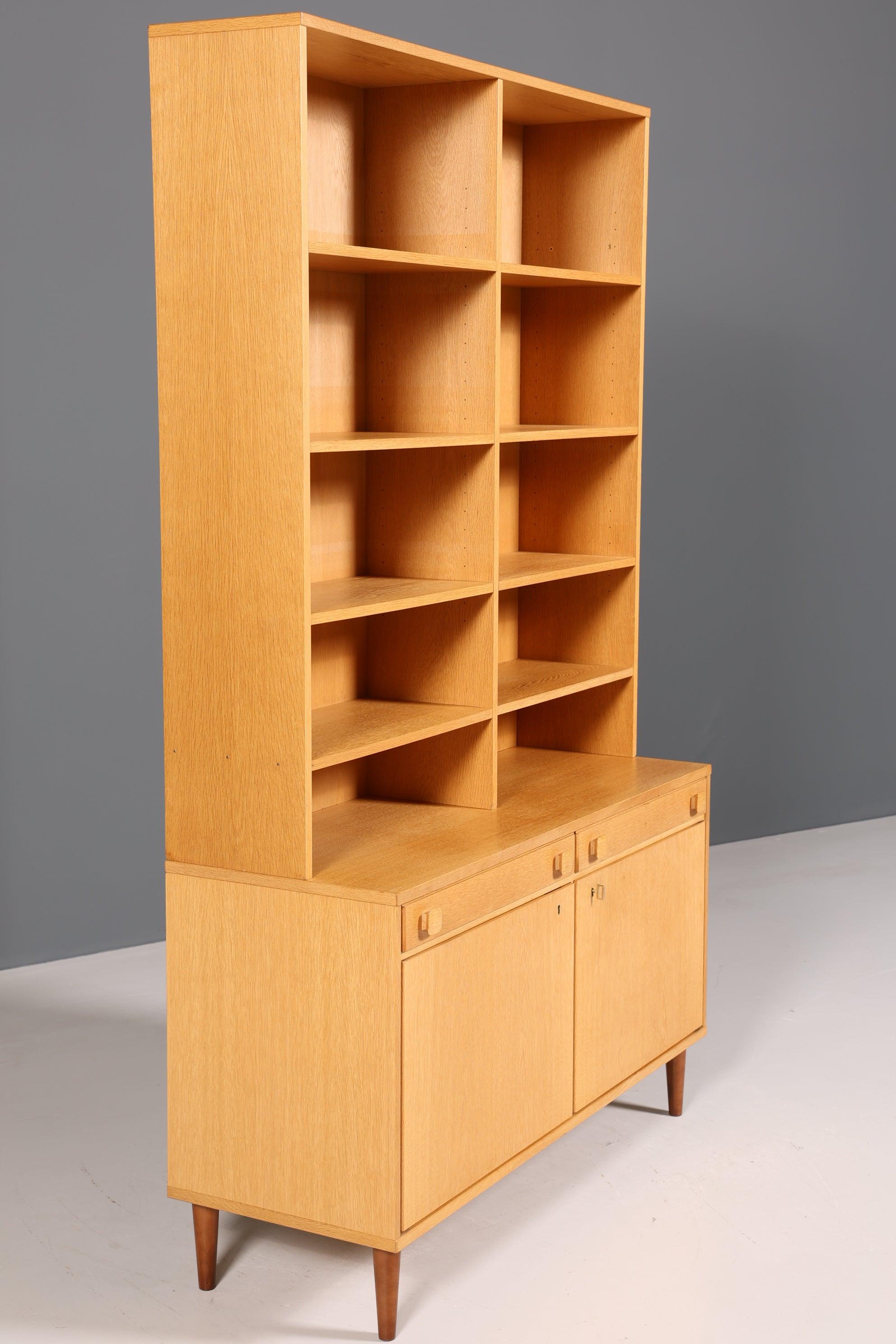 Schlichtes Mid Century Regal "Ulferts- Made in Sweden" echt Holz Schrank Retro Kommode Vintage Bücherregal 60er Jahre