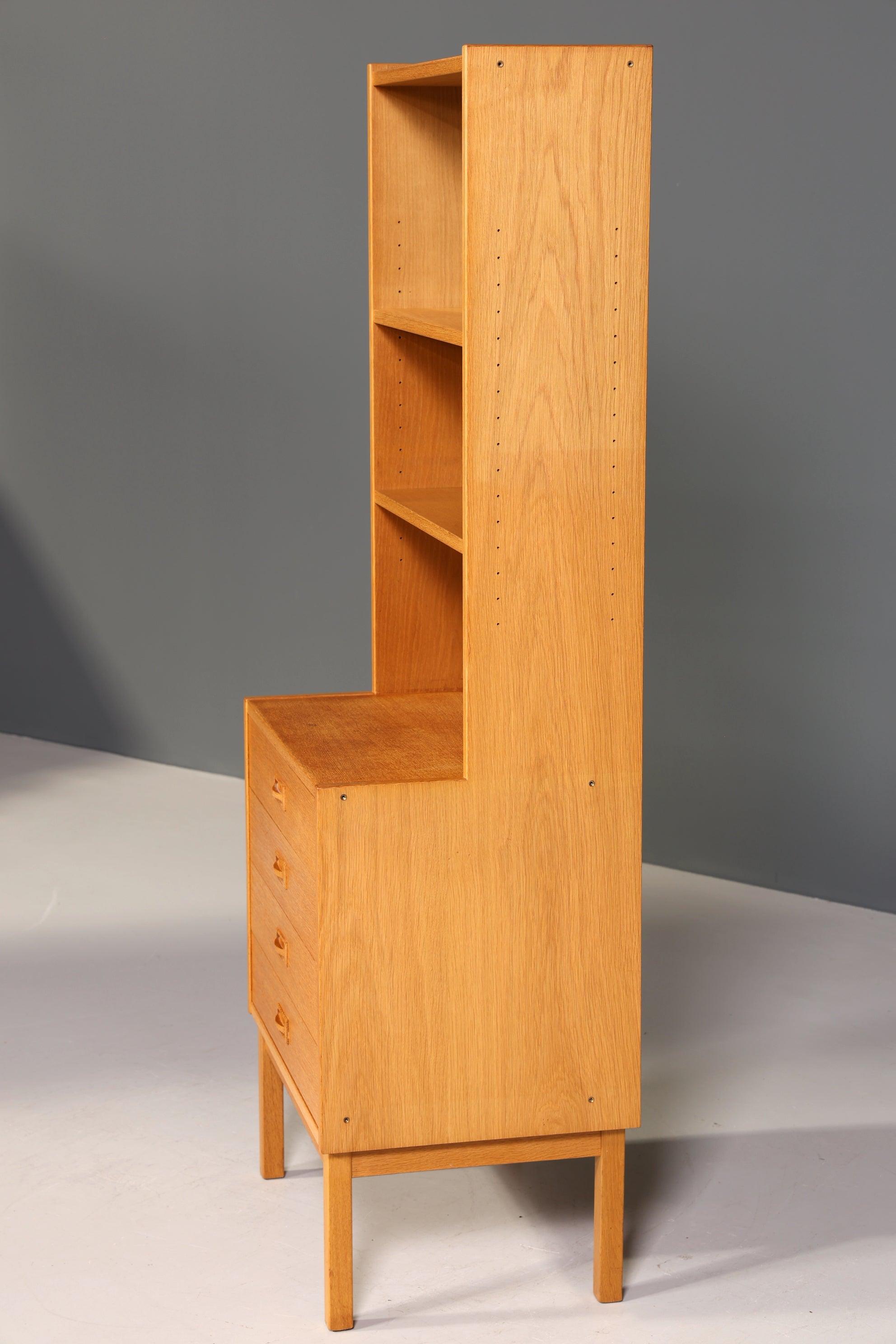 Wunderschönes Mid Century Regal Danish Design echt Holz Kommode skandinavisches Bücherregal