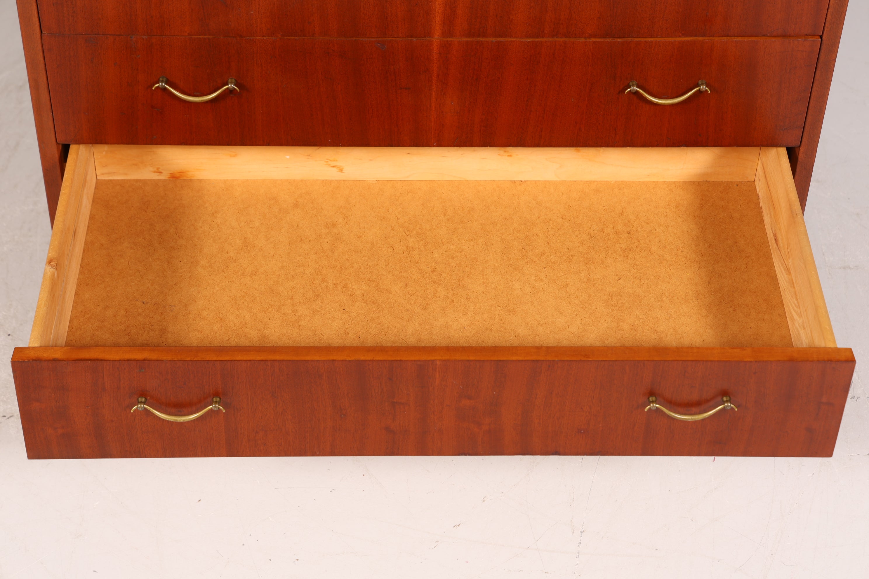 Mid Century Rollladen Sekretär von Bröderna Gustafssons Träindustri "Made in Sweden" Büro Schrank Schreibkommode 60s Schreibmöbel