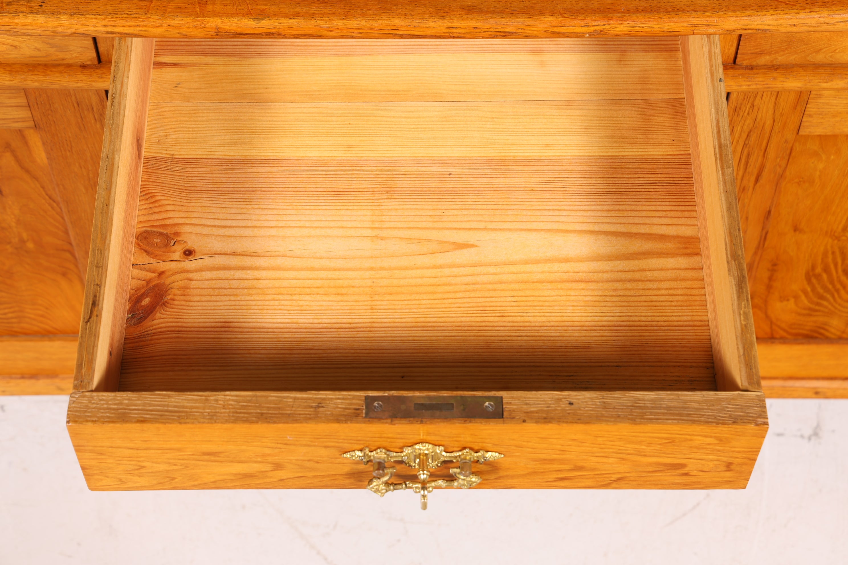 Traumhafter Jugendstil Schreibtisch Gründerzeit Bürotisch echt Holz Desk Office Table