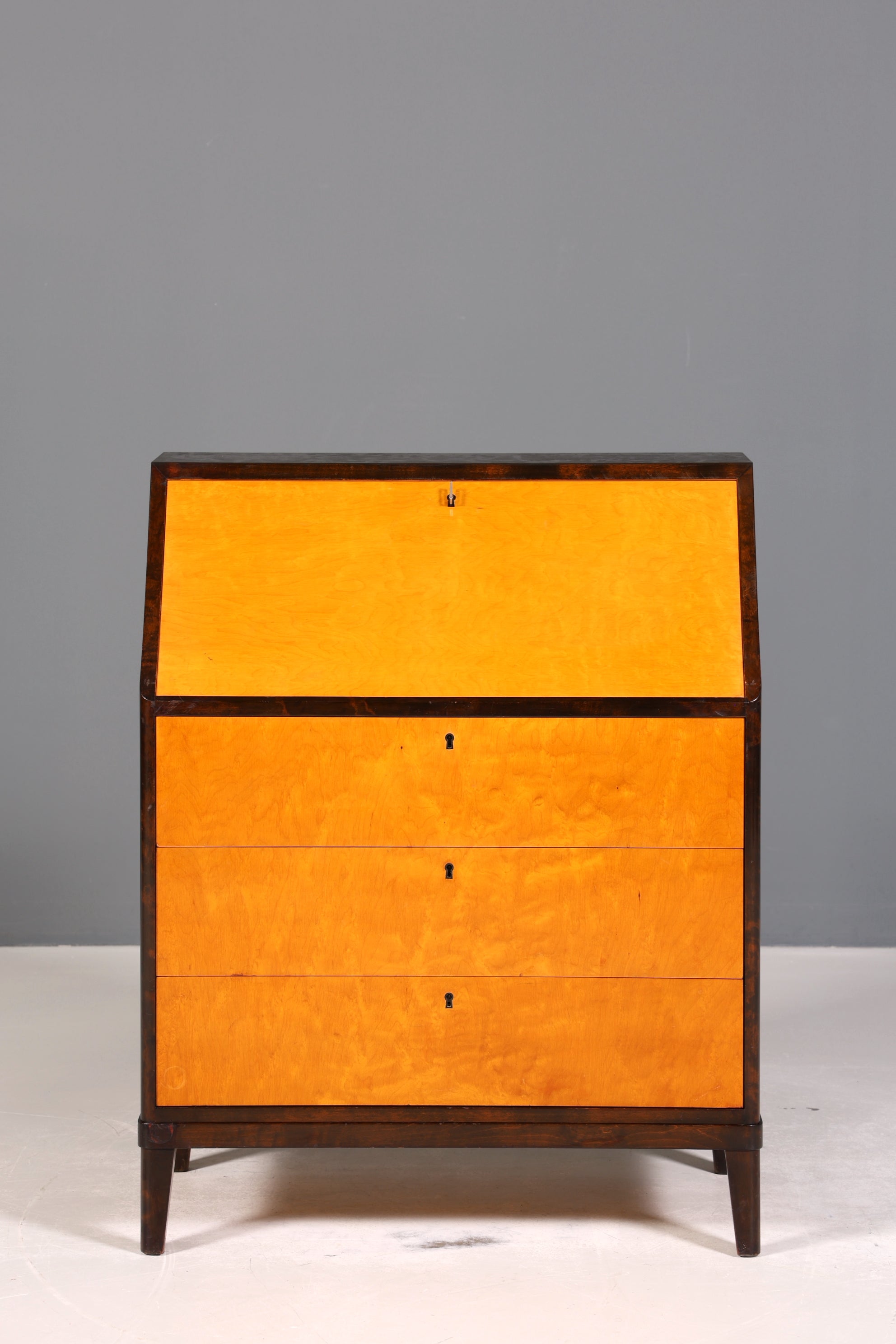 Wunderschöner Sekretär um 1930 echt Holz Büro Kommode Schreibkommode Antik Office Table