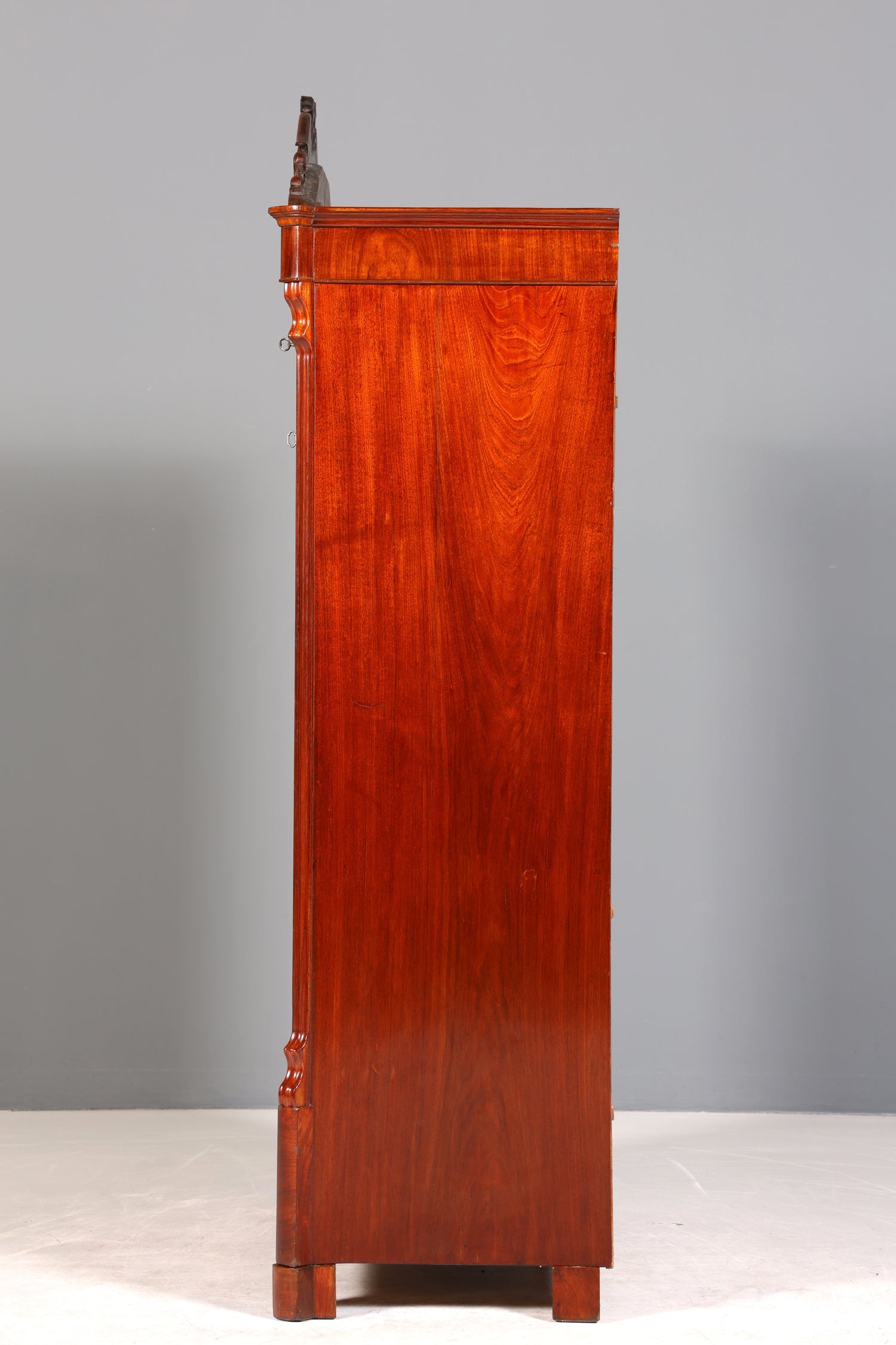 Beeindruckender Louis Philippe Sekretär um 1880 Gründerzeit Antik Schrank Chiffoniere