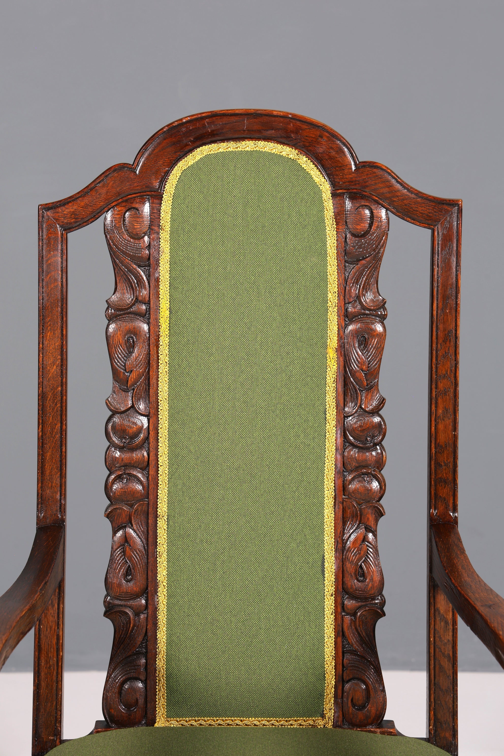 Wunderschöner Neorenaissance Sessel Gründerzeit Armlehnsessel Jugendstil Herrenzimmer Eiche Sekretär Stuhl Antik um 1910