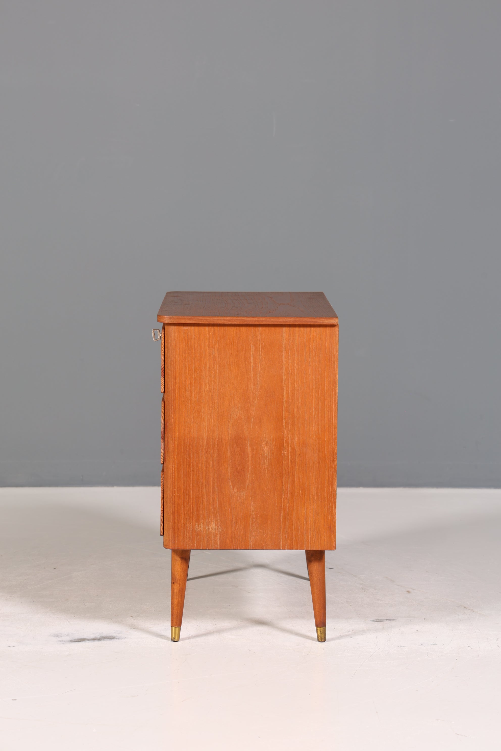 Traumhafte Mid Century Kommode Teak Holz Sideboard Vintage Schubladen Kommode