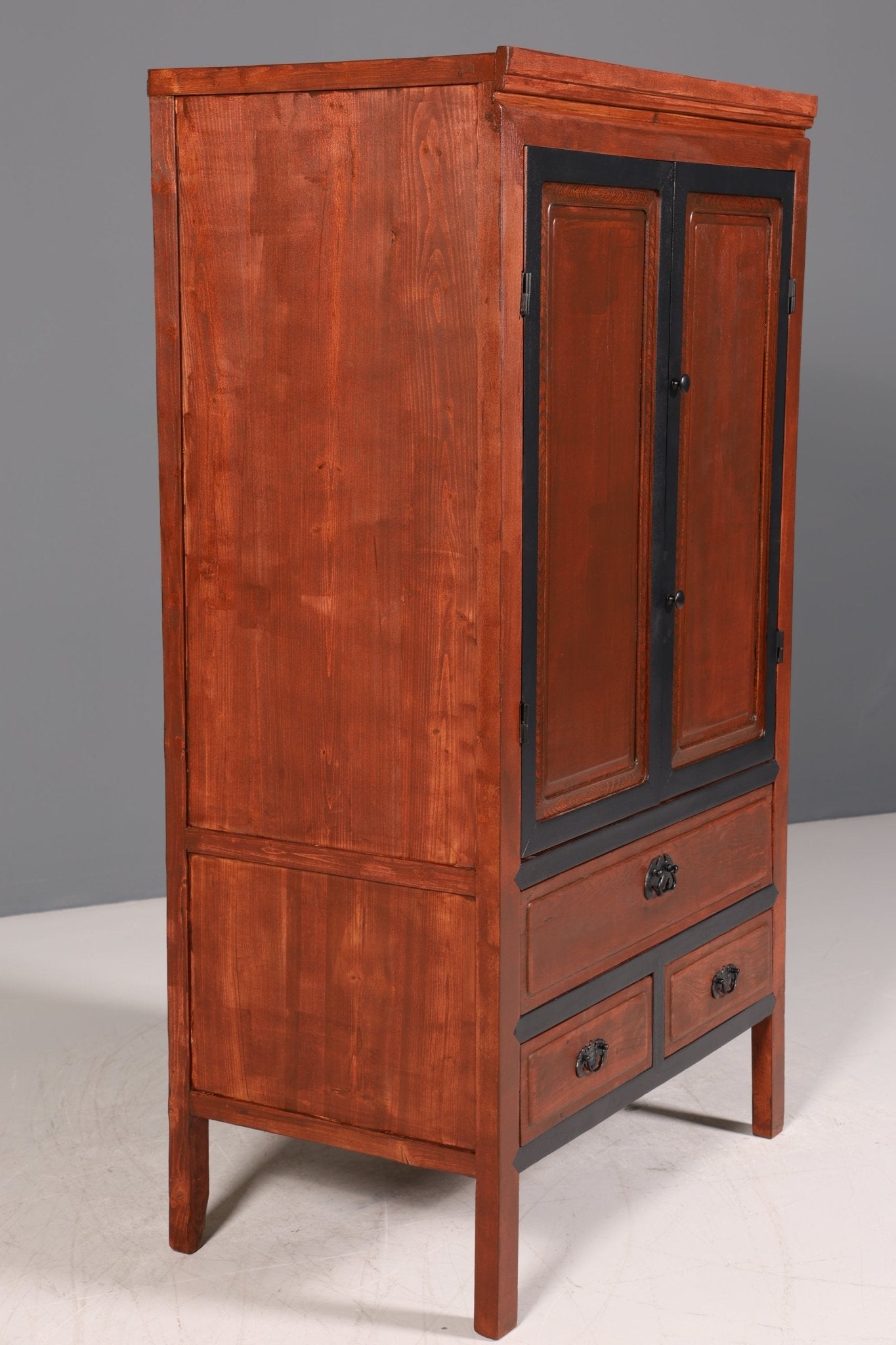 Seltener Chinesischer Schrank China Kommode Asia Wäscheschrank Dielenschrank