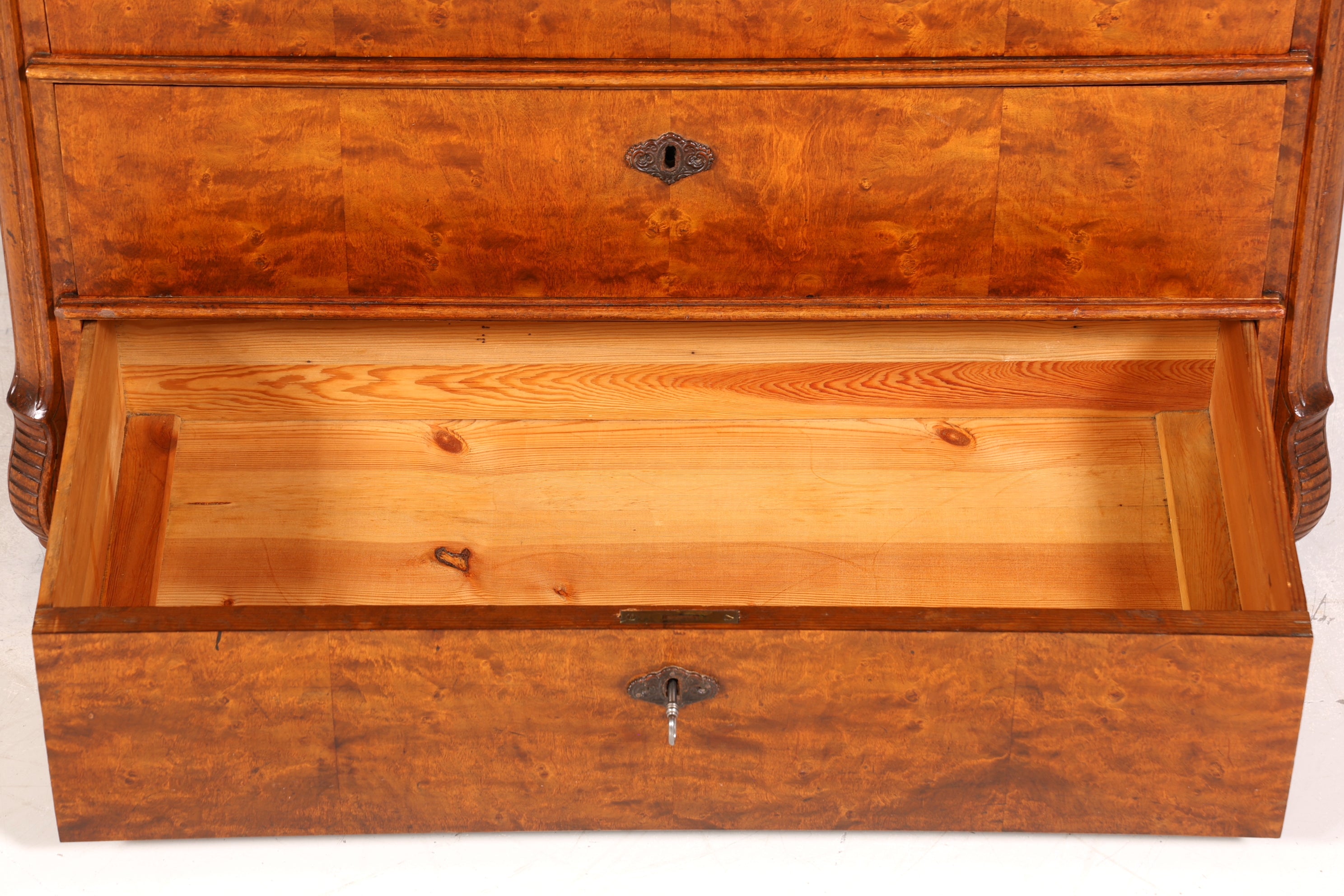 Wunderschöner Louis Philippe Sekretär um 1880 Gründerzeit Antik Schrank Schreibtisch