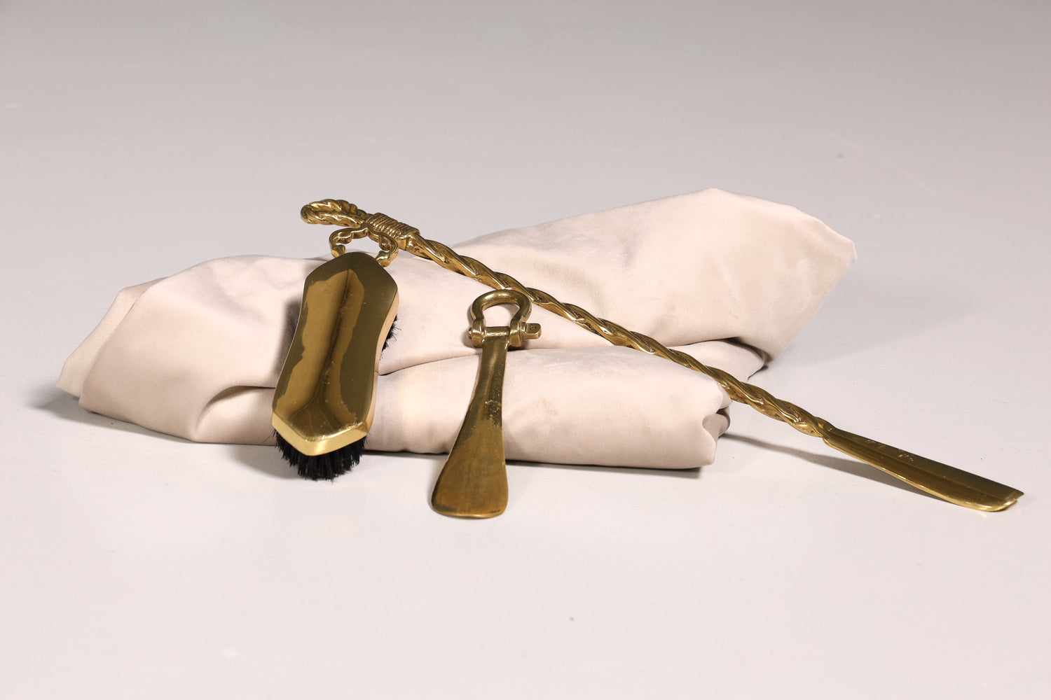 Wunderschönes Maritimes Kaminzubehör Englisch Mahagoni Kaminbesteck Set Military Behälter