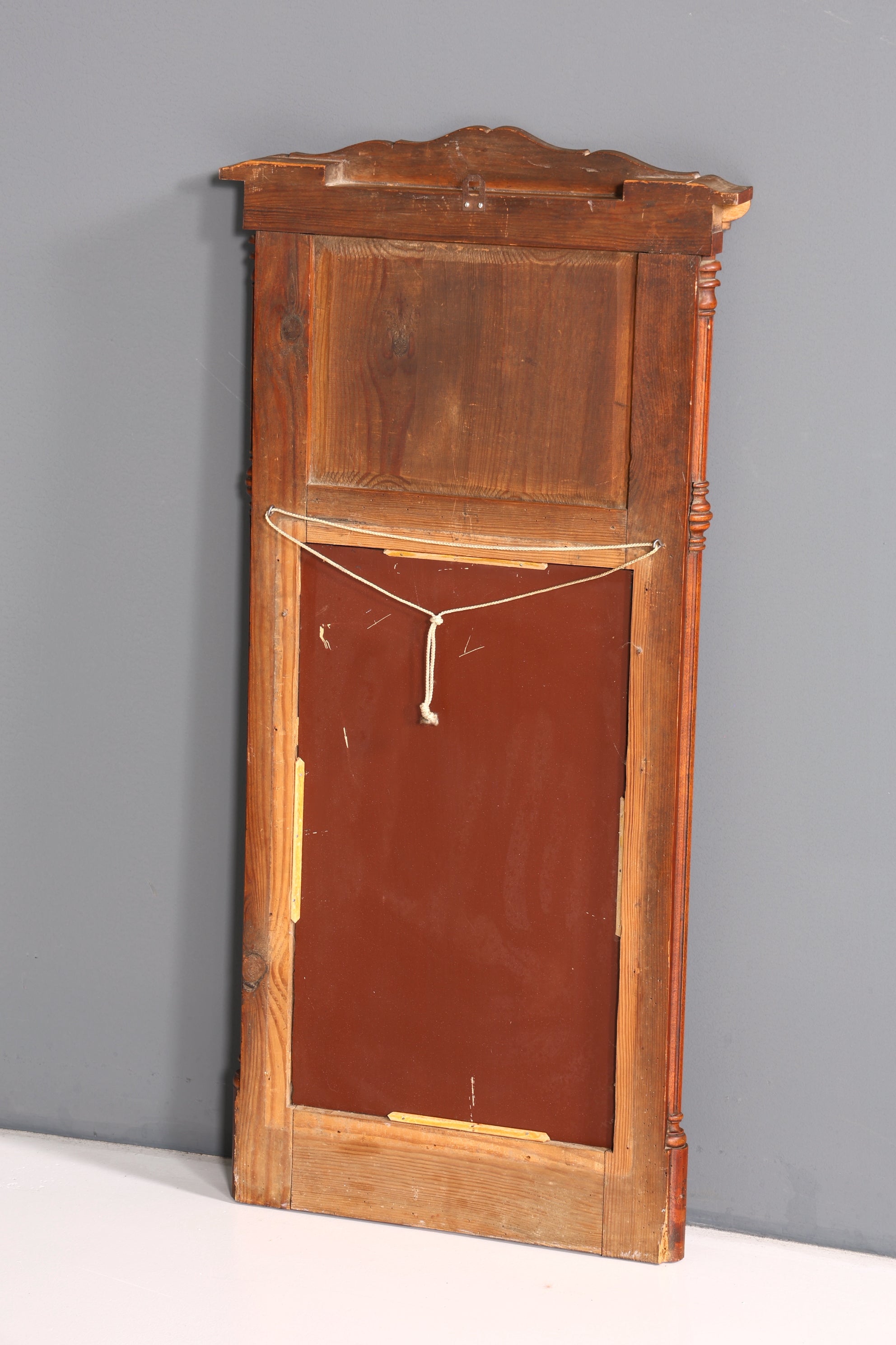 Wunderschöner Biedermeier Spiegel Kirschholz Wandspiegel Antik Holzspiegel Flurspiegel