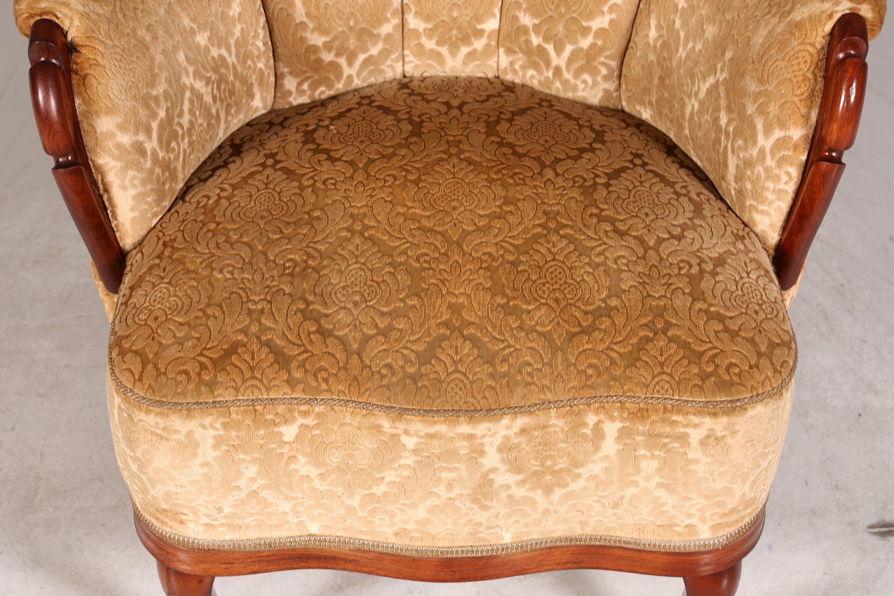 Edler Sessel im Louis Philippe Stil 60s "Bergère" Barock Stil Sessel Lounge Sessel 2 von 2