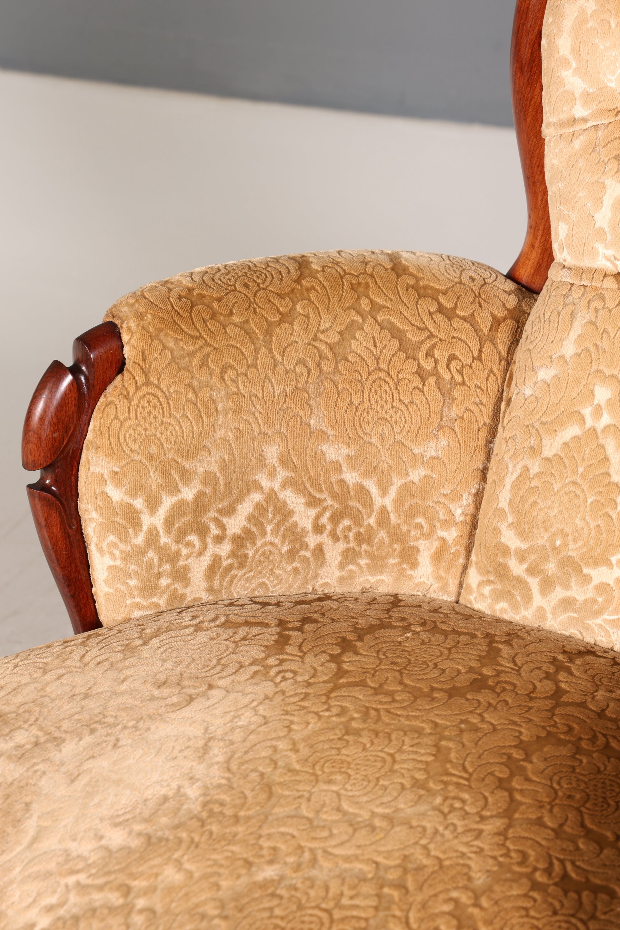 Edler Sessel im Louis Philippe Stil 60s "Bergère" Barock Stil Sessel Lounge Sessel 2 von 2