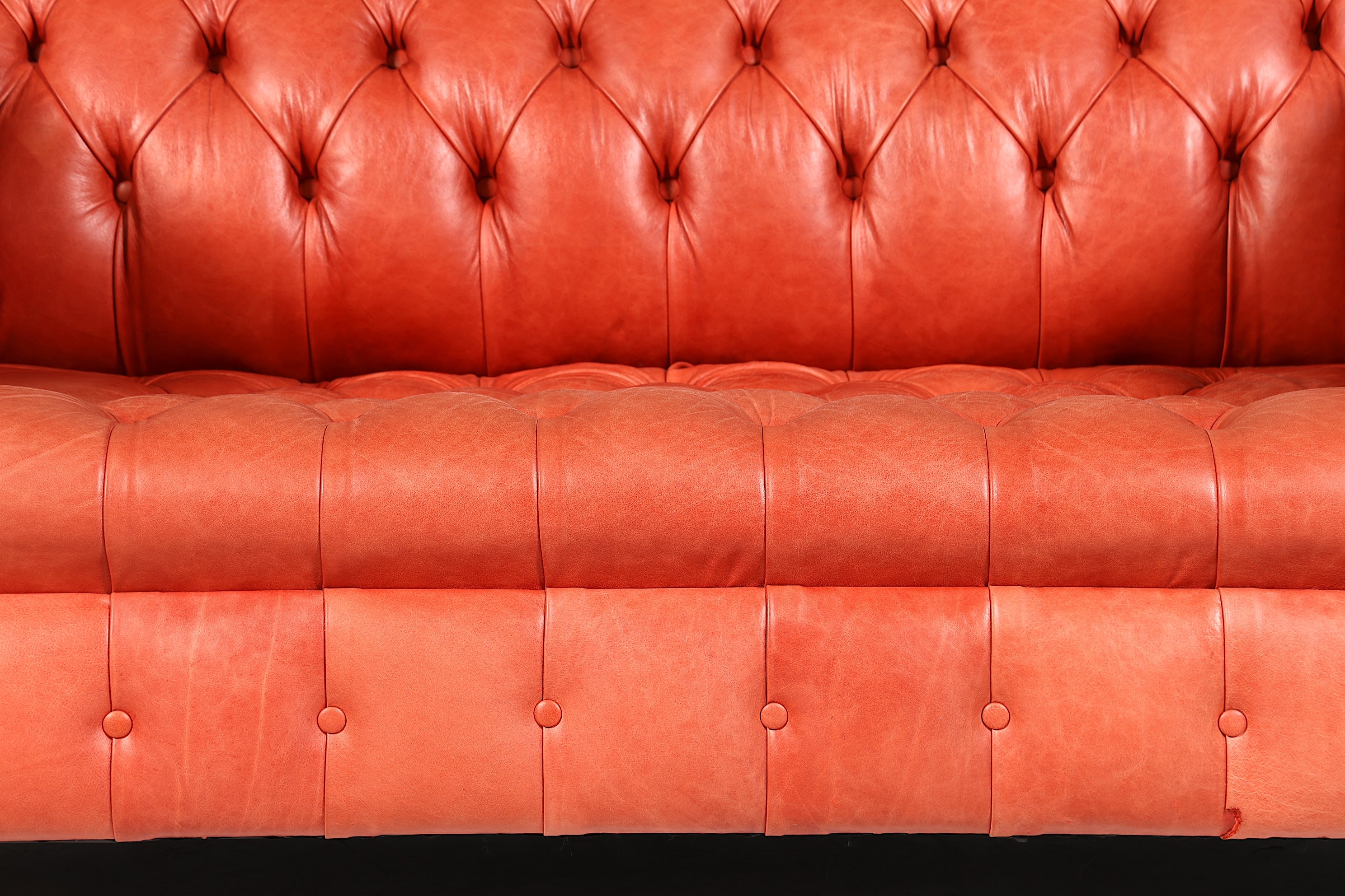 Wunderschönes Original Chesterfield Sofa 2-Sitzer Couch England Polstersofa