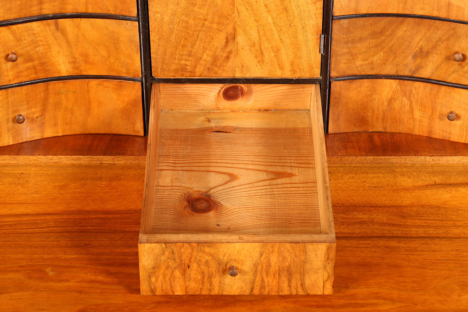 Stilvoller Gründerzeit Sekretär Vertiko Highboard Louis Philippe Vertiko Kommode um 1880