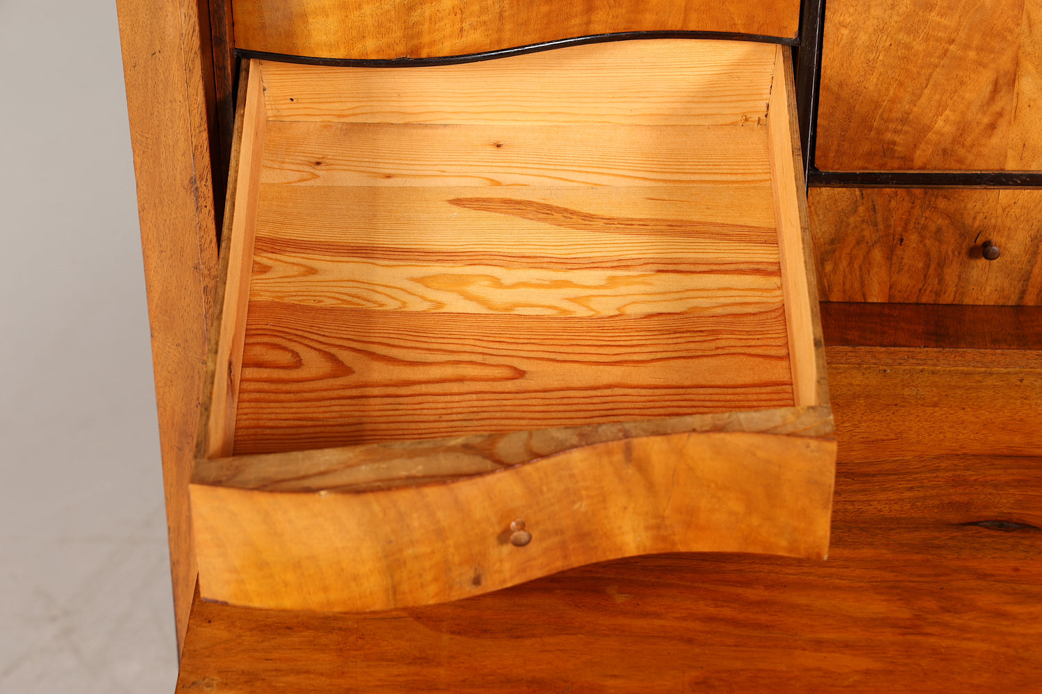 Stilvoller Gründerzeit Sekretär Vertiko Highboard Louis Philippe Vertiko Kommode um 1880