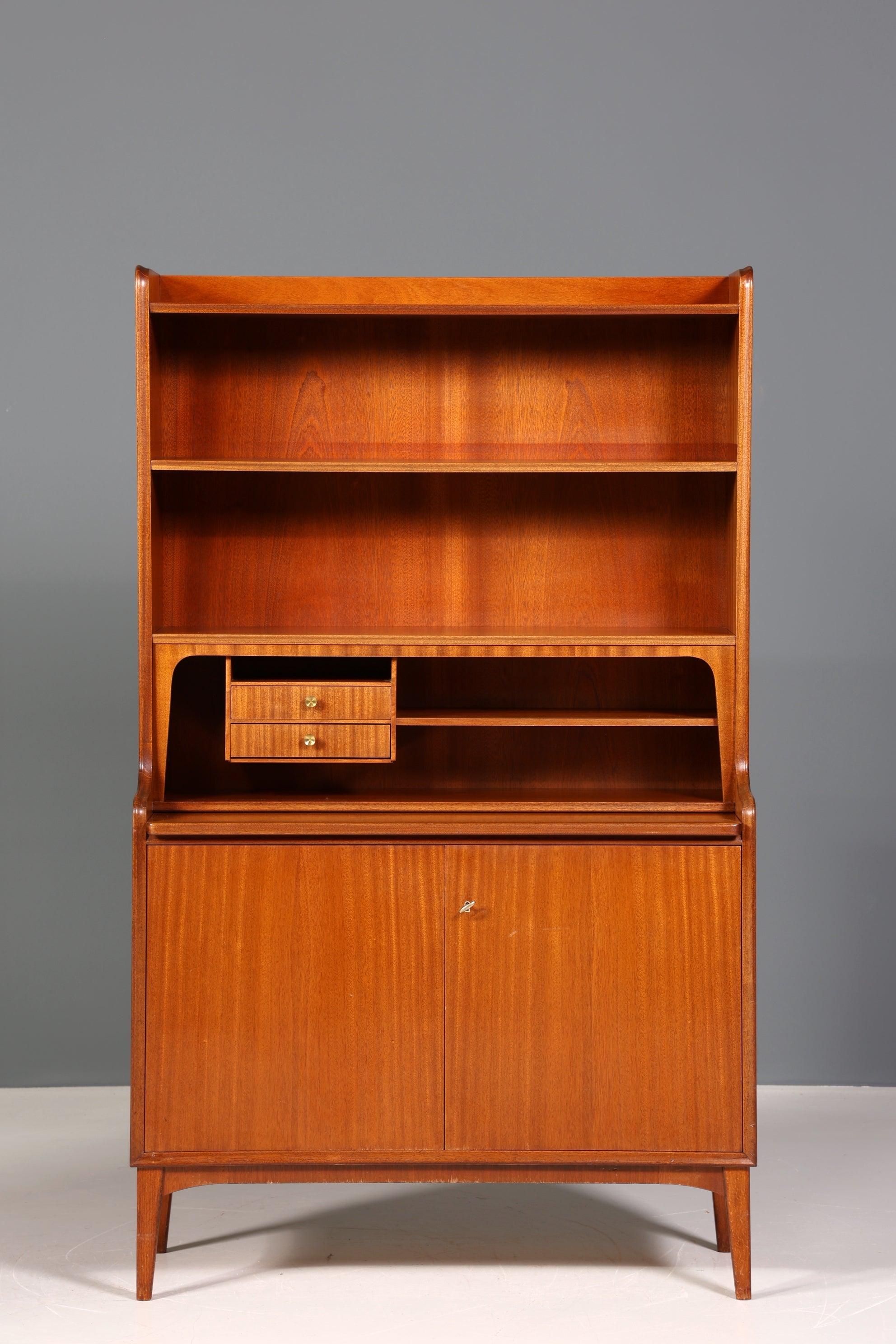 Stilvoller Mid Century Schrank "Made in Denmark" Highboard Sekretär Holz Regal Danish Design