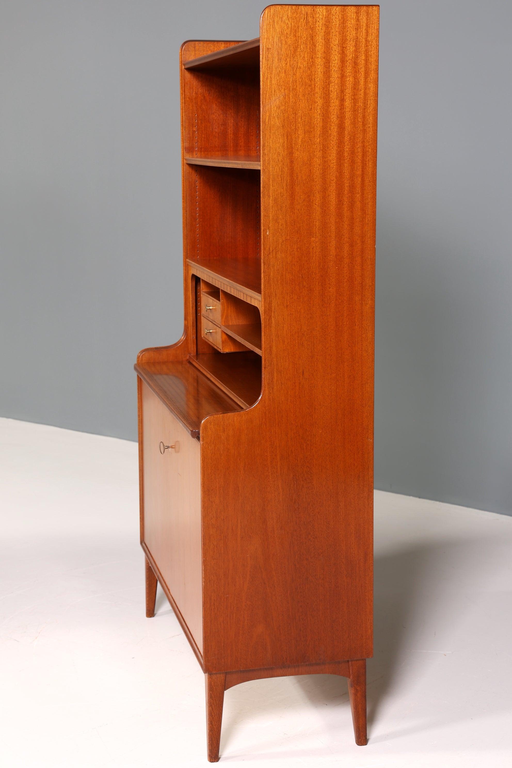 Stilvoller Mid Century Schrank "Made in Denmark" Highboard Sekretär Holz Regal Danish Design