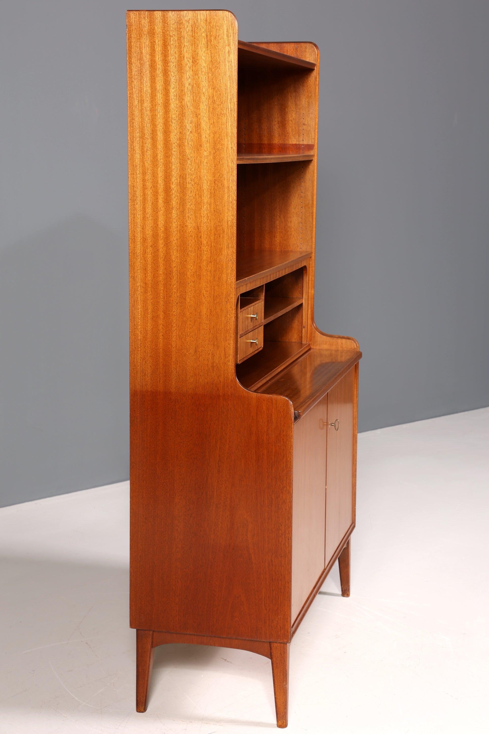 Stilvoller Mid Century Schrank "Made in Denmark" Highboard Sekretär Holz Regal Danish Design