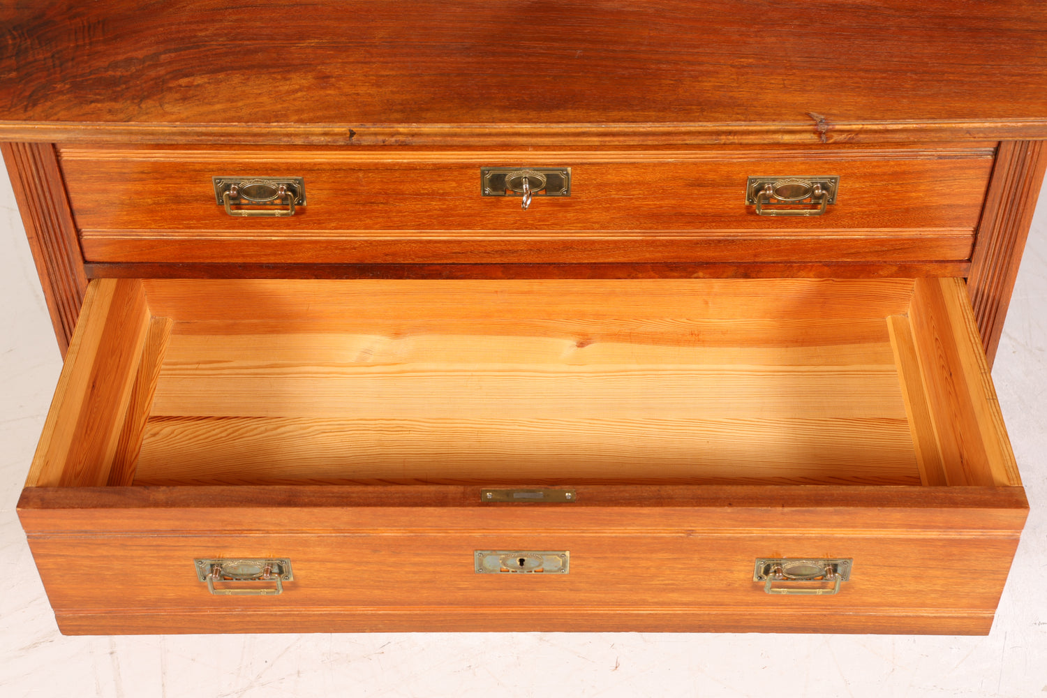 Wunderschöne Jugendstil Kommode Antik Sideboard mit Spiegel Flurkommode Frisierkommode