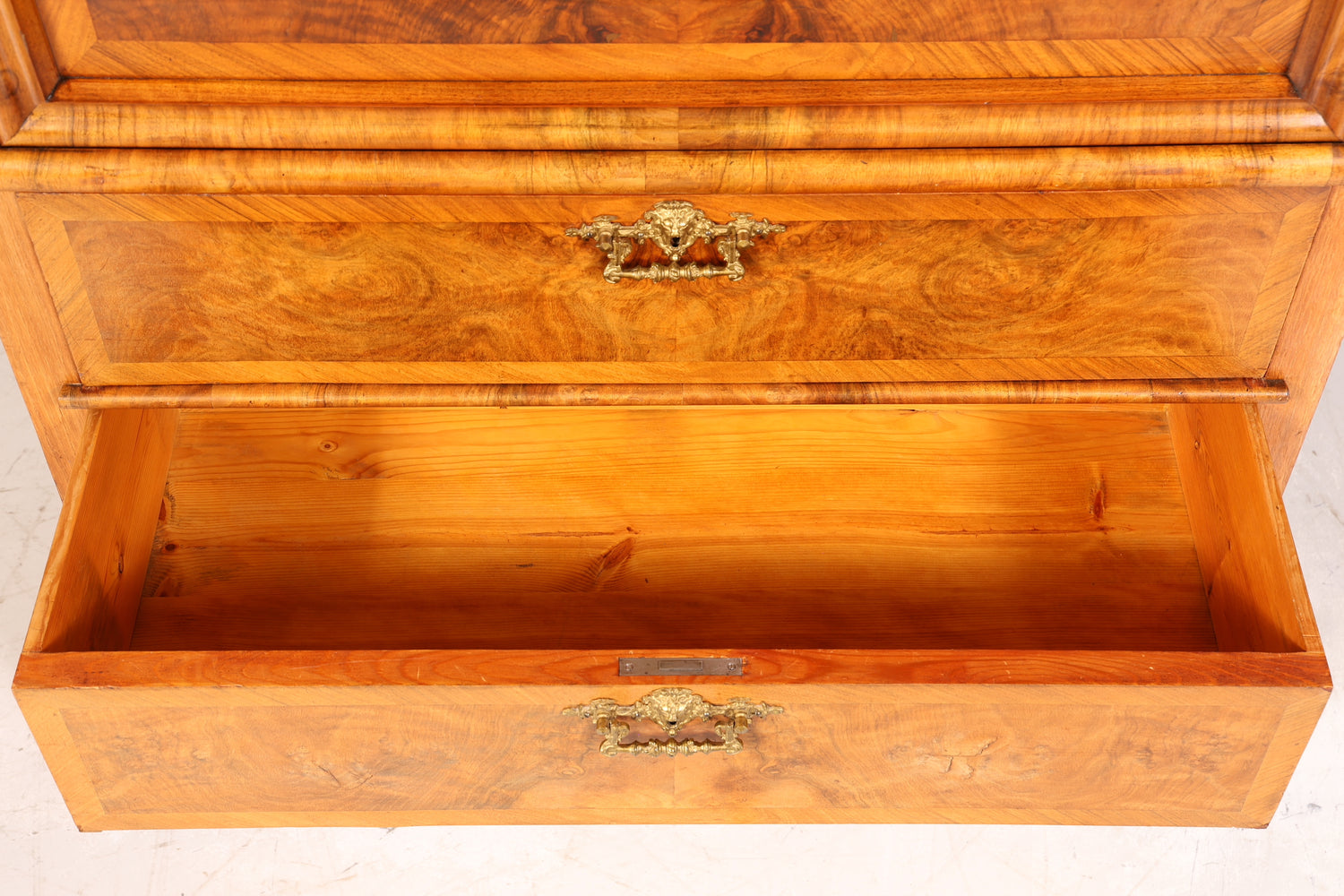 Edler Gründerzeit Sekretär Vertiko Highboard Louis Philippe Kommode Sekretär Schrank um 1880