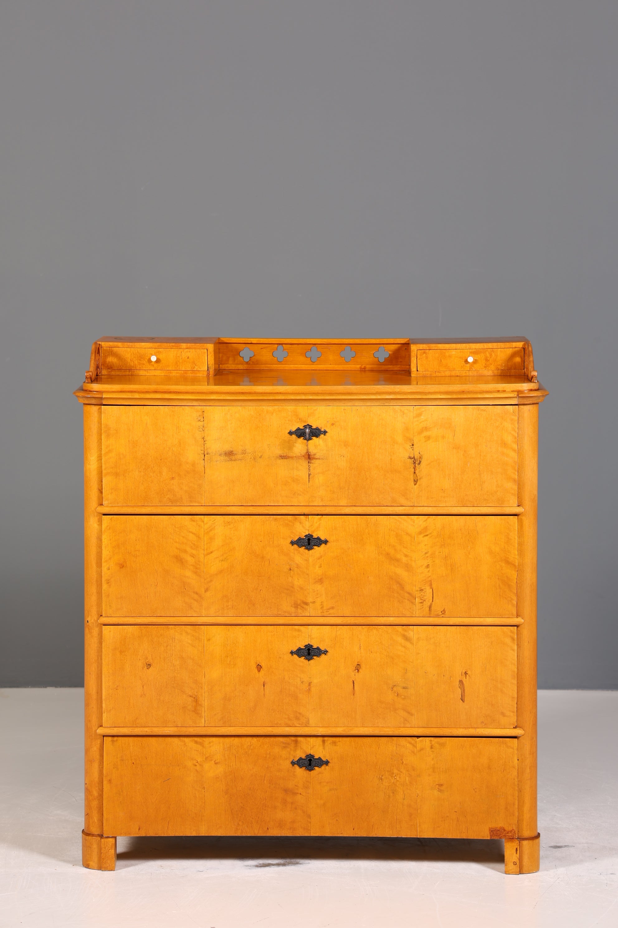 Wunderschöne Original Biedermeier Kommode Antik um 1880 Schubladenkommode Vertiko
