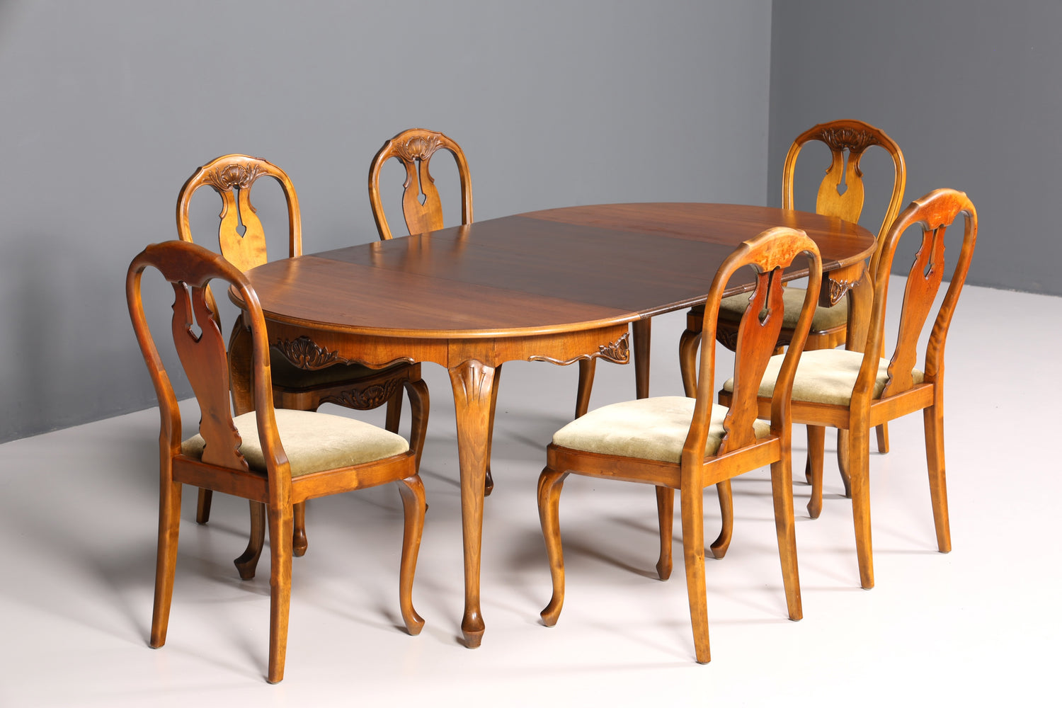 Wunderschöner Chippendale Tisch ausziehbarer Esstisch Küchentisch Barock Stil Esszimmer Tisch Konferenztisch