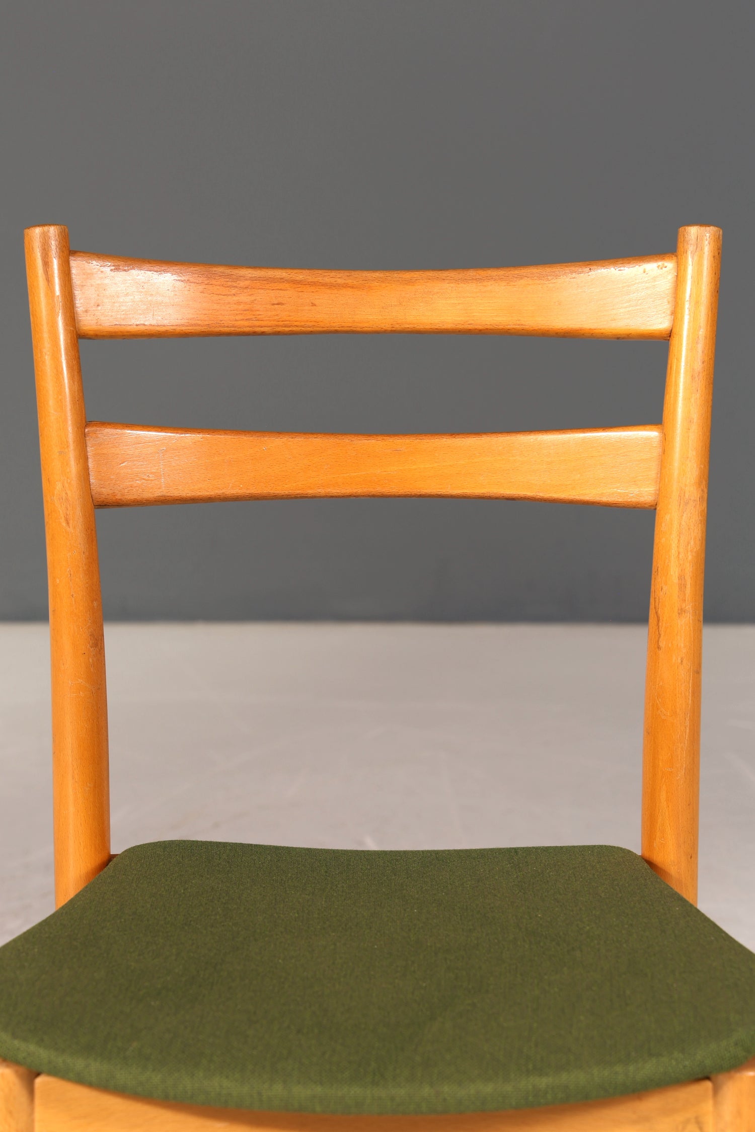 2x Schlichte Mid Century Stühle Retro Stuhlset Danish Design Küchenstühle Esszimmer Stühle