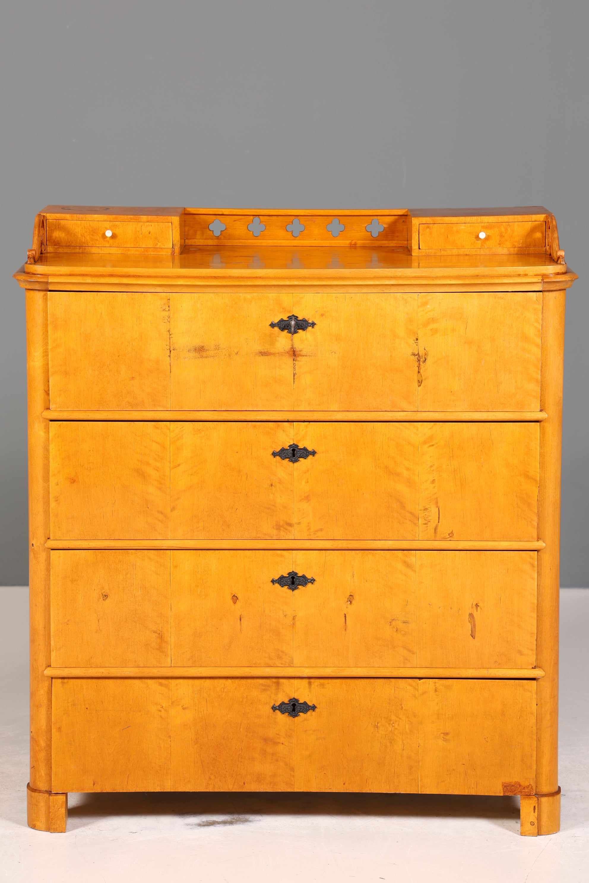 Wunderschöne Original Biedermeier Kommode Antik um 1880 Schubladenkommode Vertiko