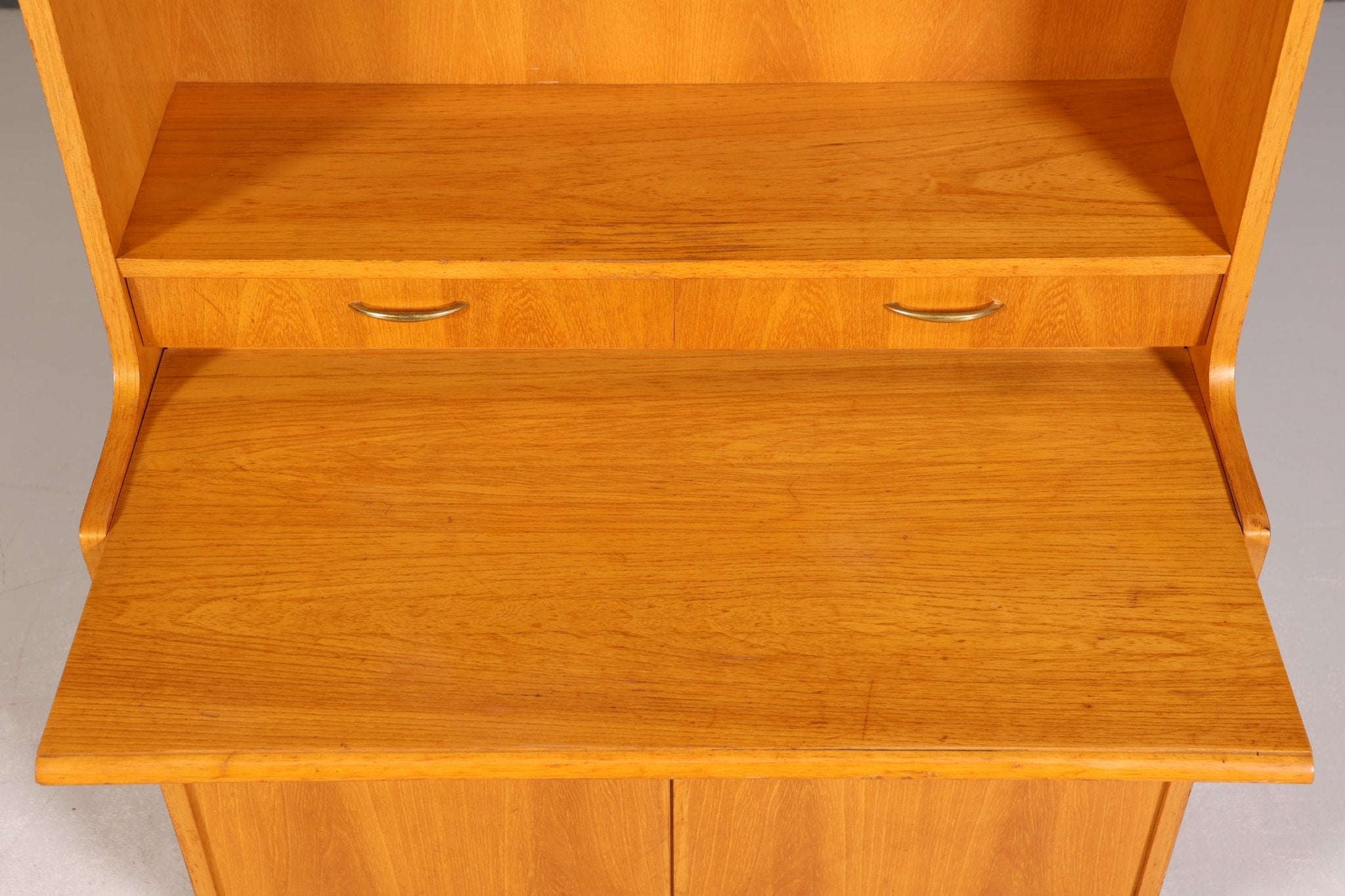 MID05| Wunderschöner Mid Century Regal Schrank Vintage Highboard Bücherregal Holz Kommode