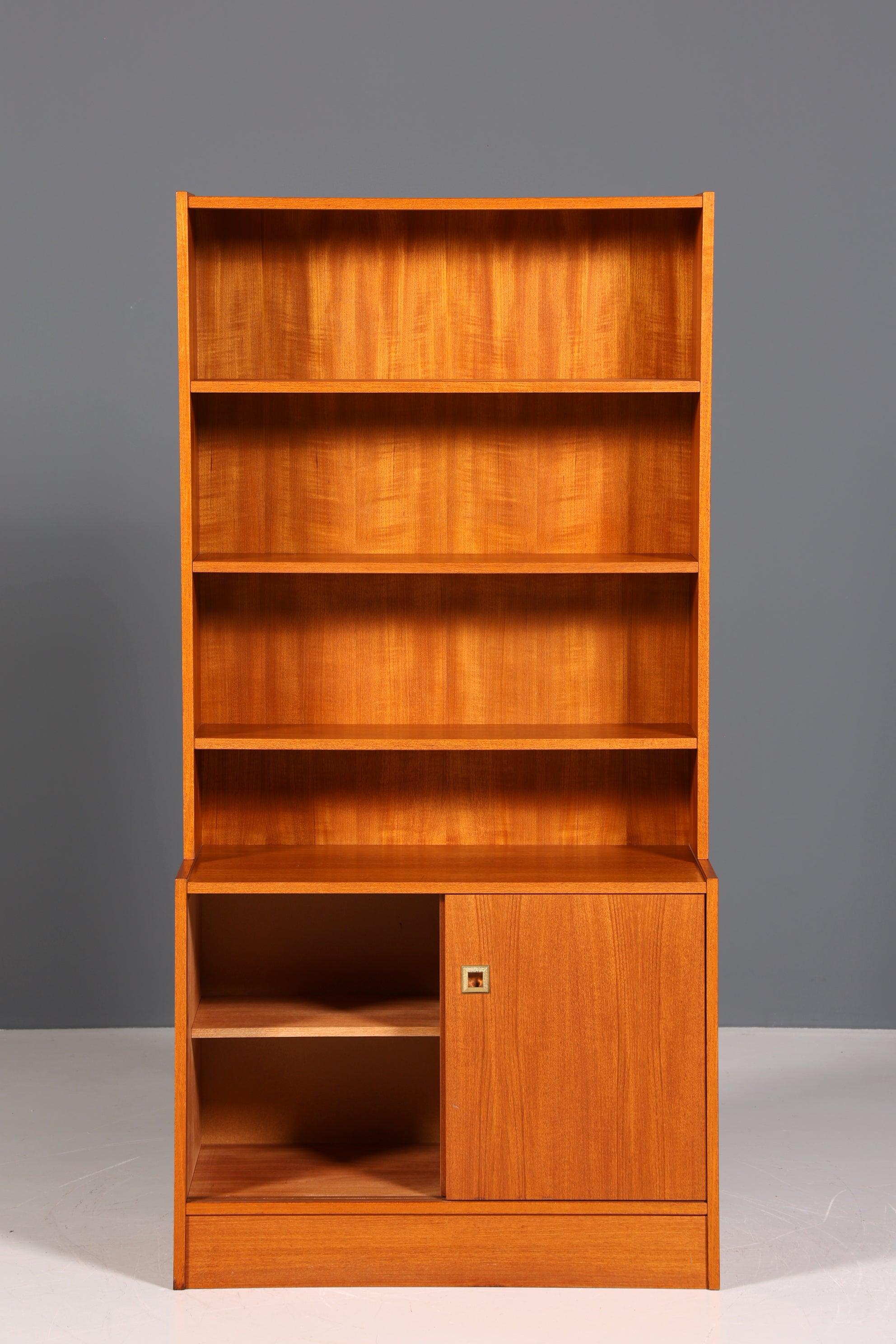 Traumhaftes Mid Century Regal Vintage Schrank Retro Bücherregal 60er Jahre Bookshelf