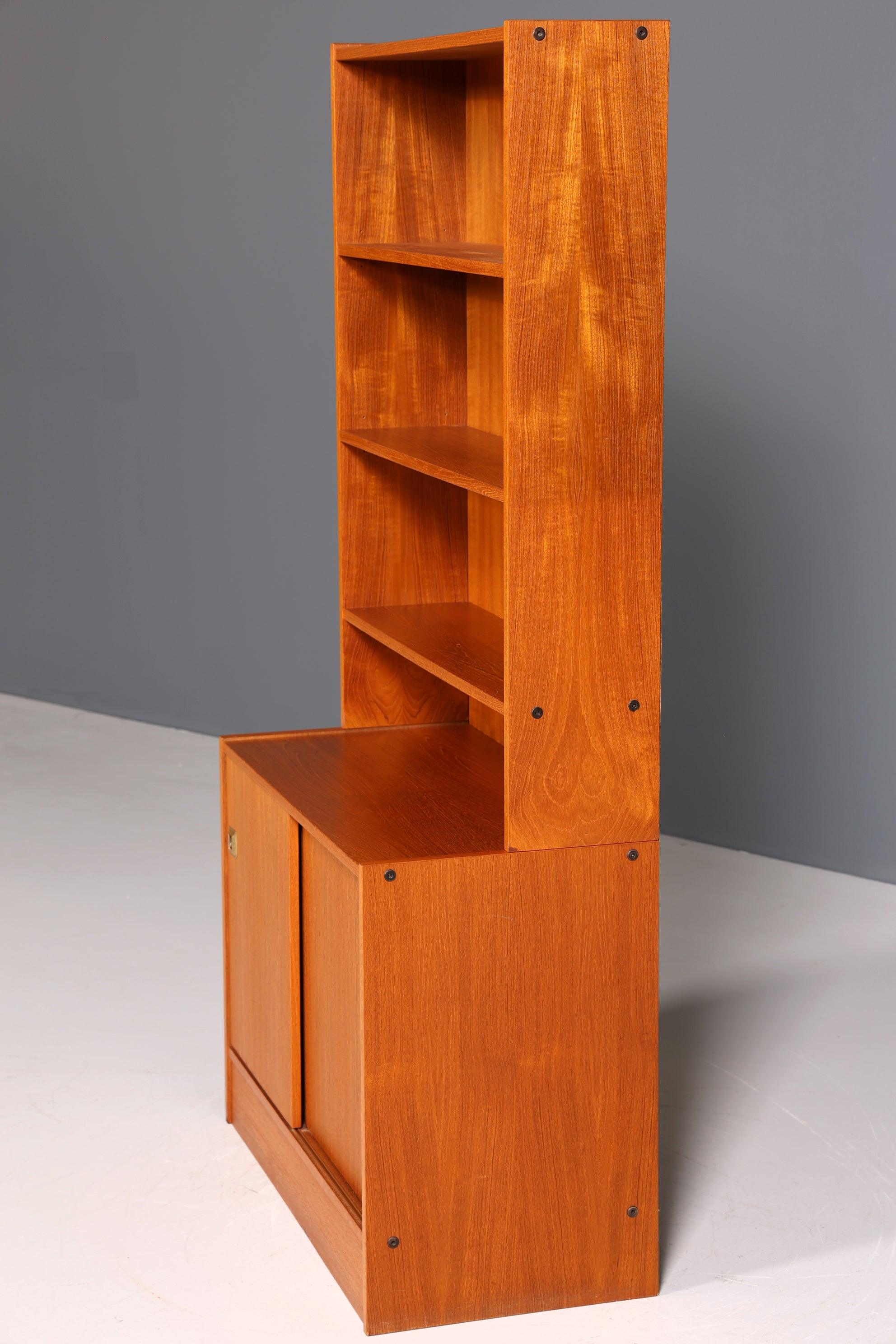Traumhaftes Mid Century Regal Vintage Schrank Retro Bücherregal 60er Jahre Bookshelf