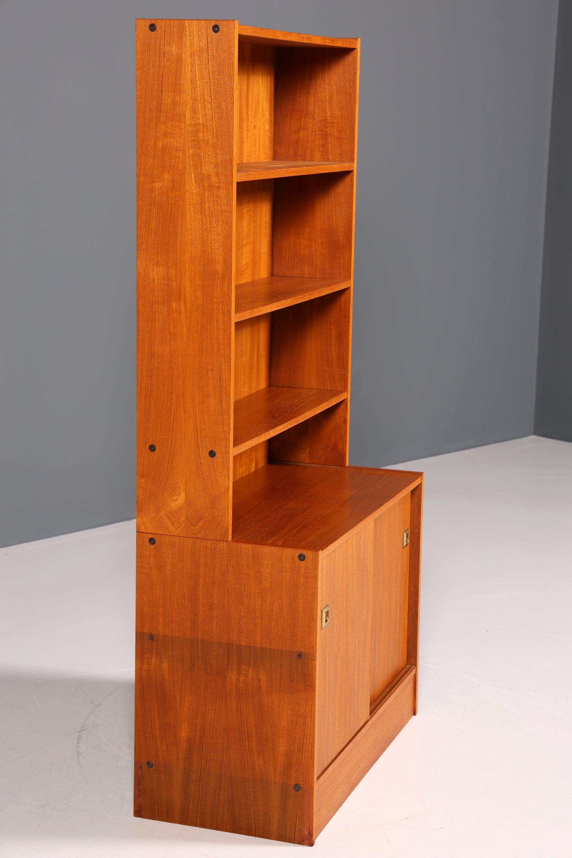 Traumhaftes Mid Century Regal Vintage Schrank Retro Bücherregal 60er Jahre Bookshelf
