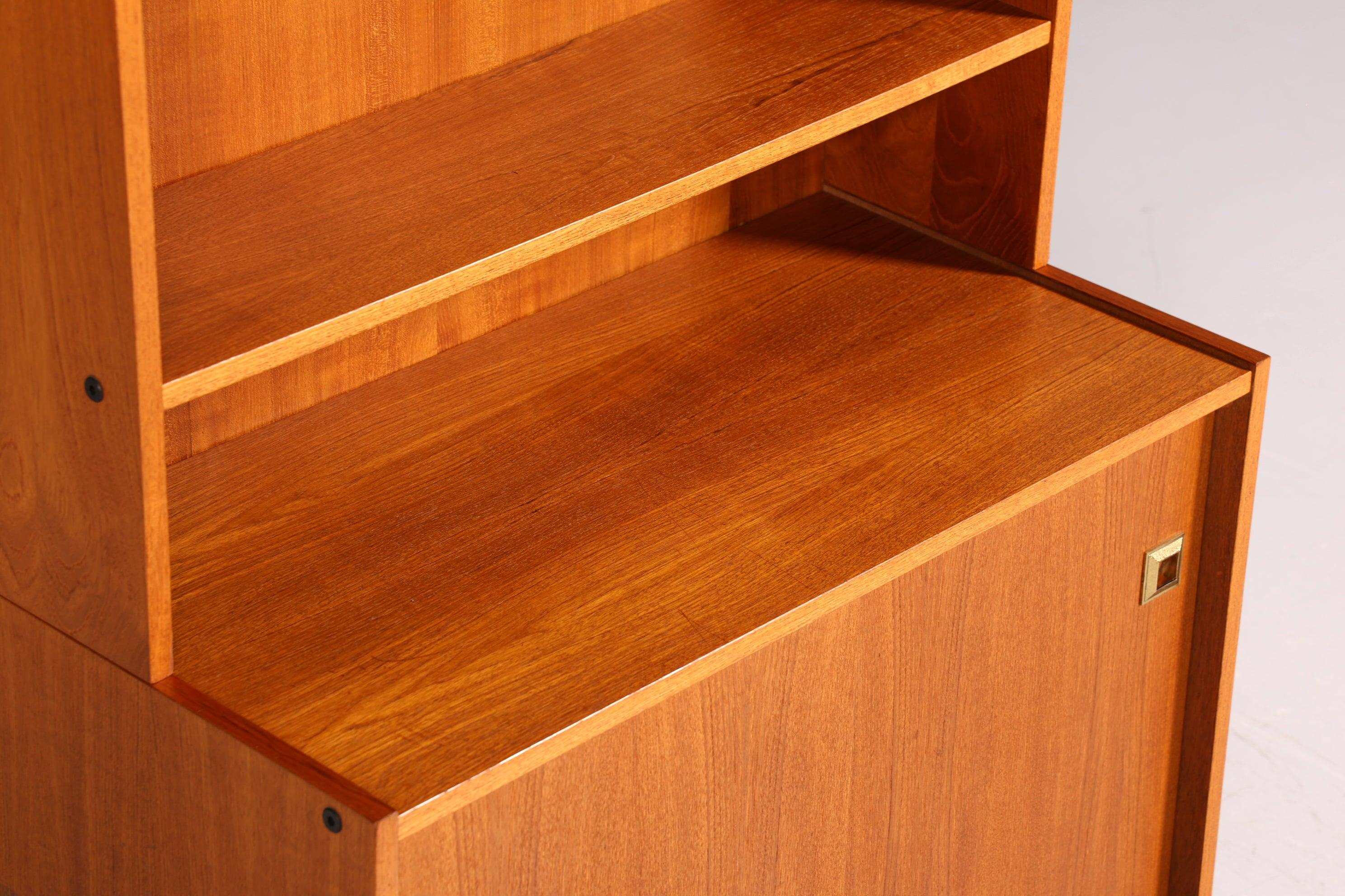 Traumhaftes Mid Century Regal Vintage Schrank Retro Bücherregal 60er Jahre Bookshelf
