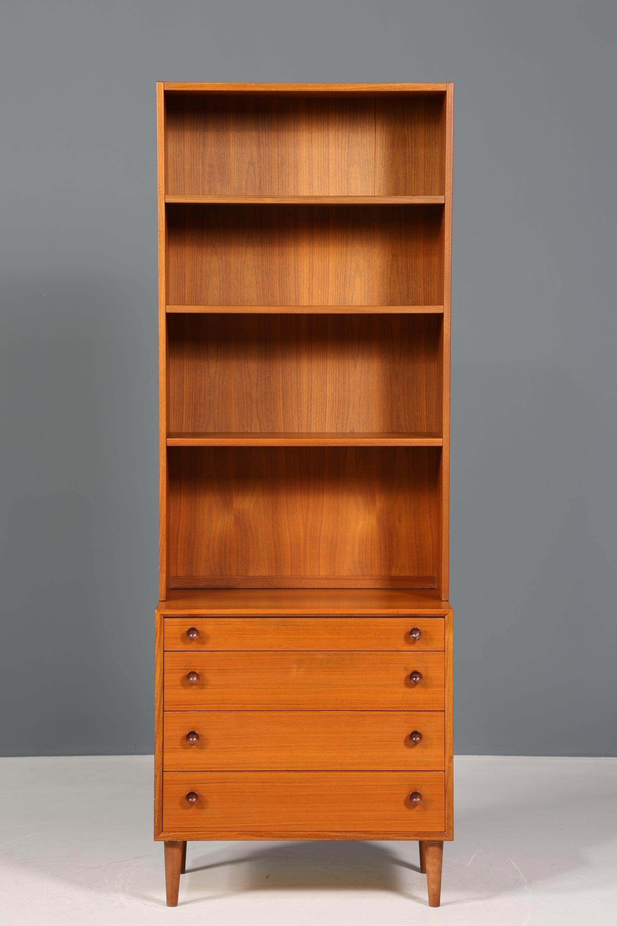 Traumhaftes Mid Century Regal Vintage Schrank Retro Vertiko Bücherregal Kommode 60er Jahre