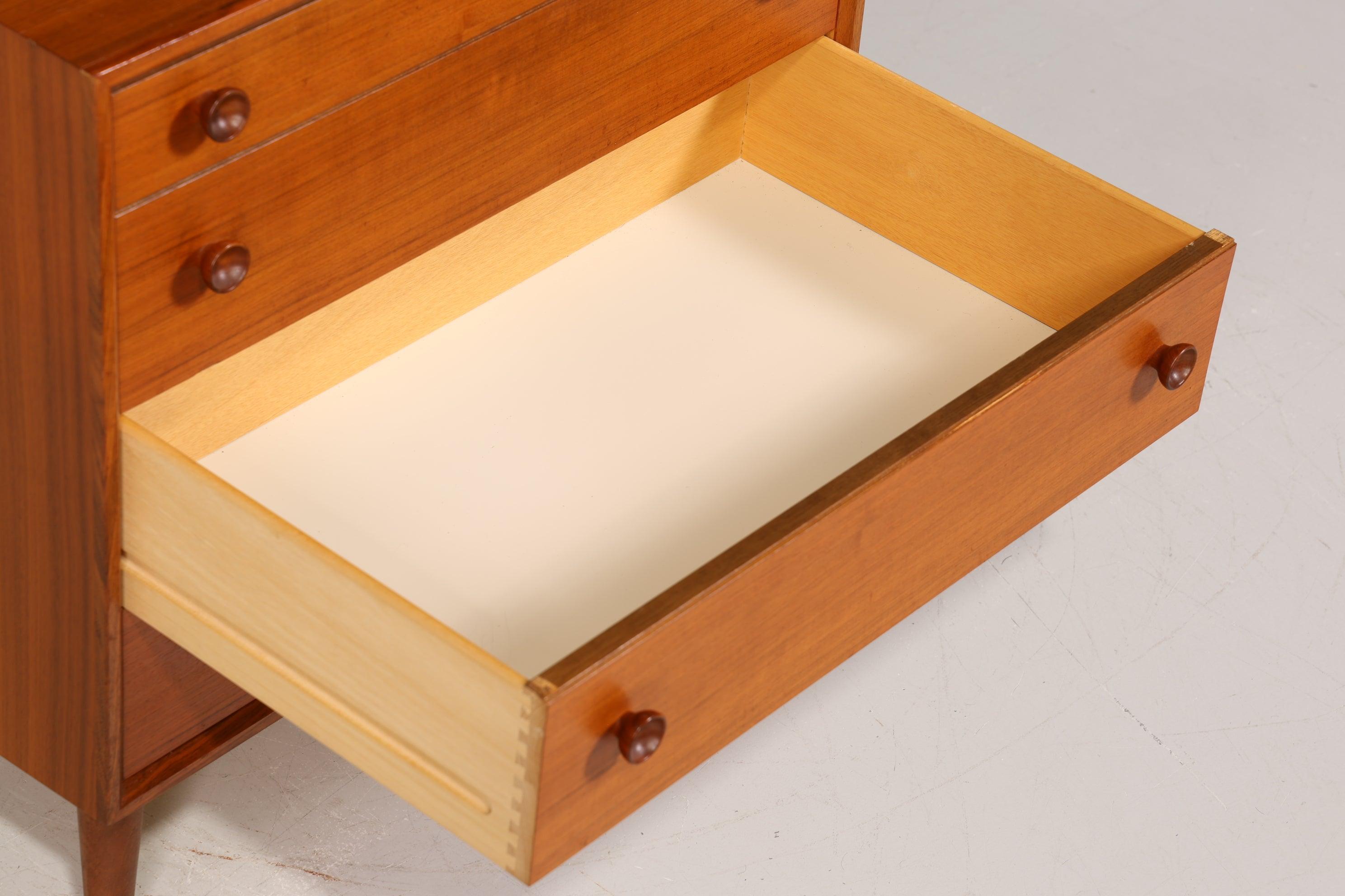 Traumhaftes Mid Century Regal Vintage Schrank Retro Vertiko Bücherregal Kommode 60er Jahre