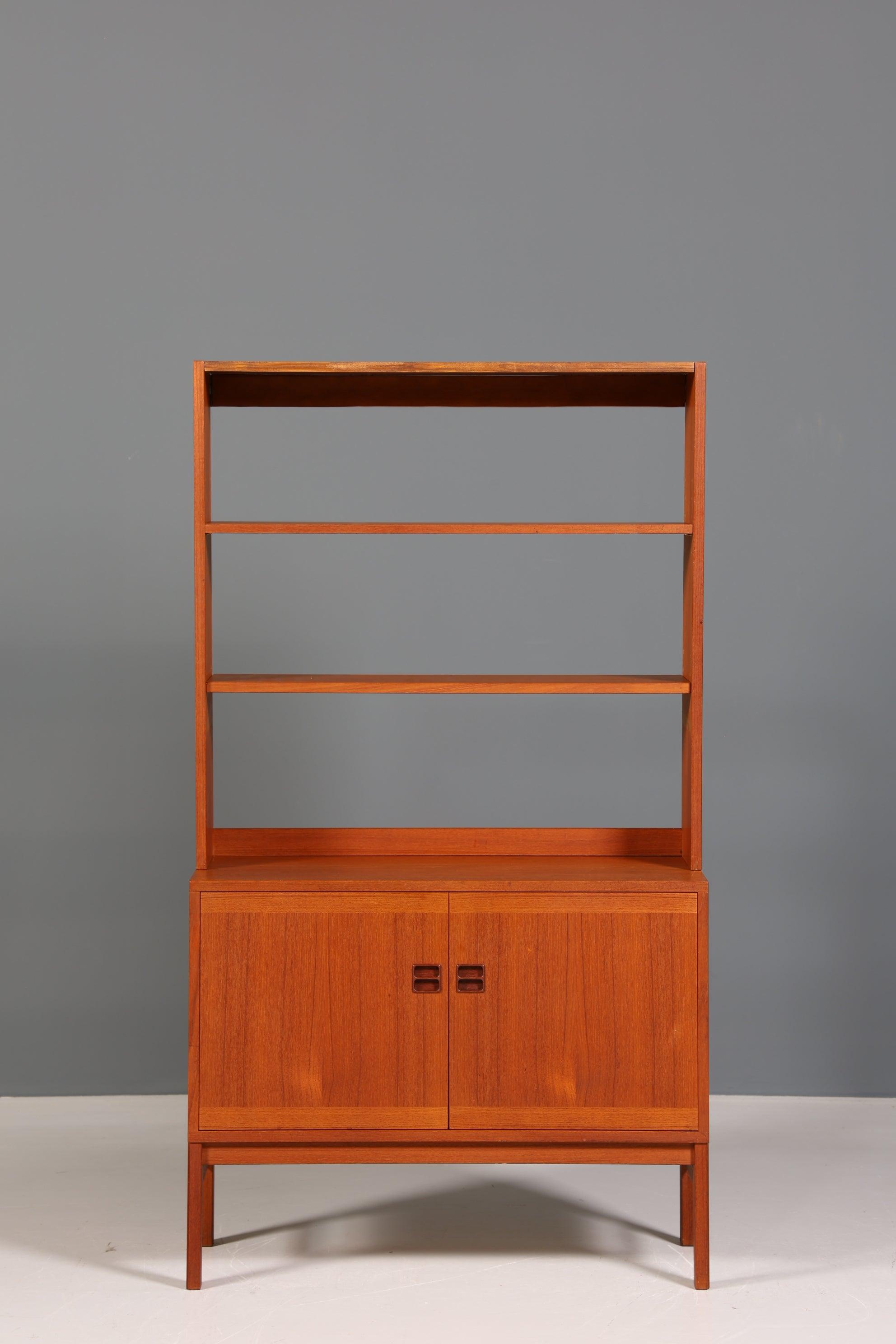 Traumhaftes Mid Century Regal "Made in Denmark" Teak Holz Bücherregal Schrank