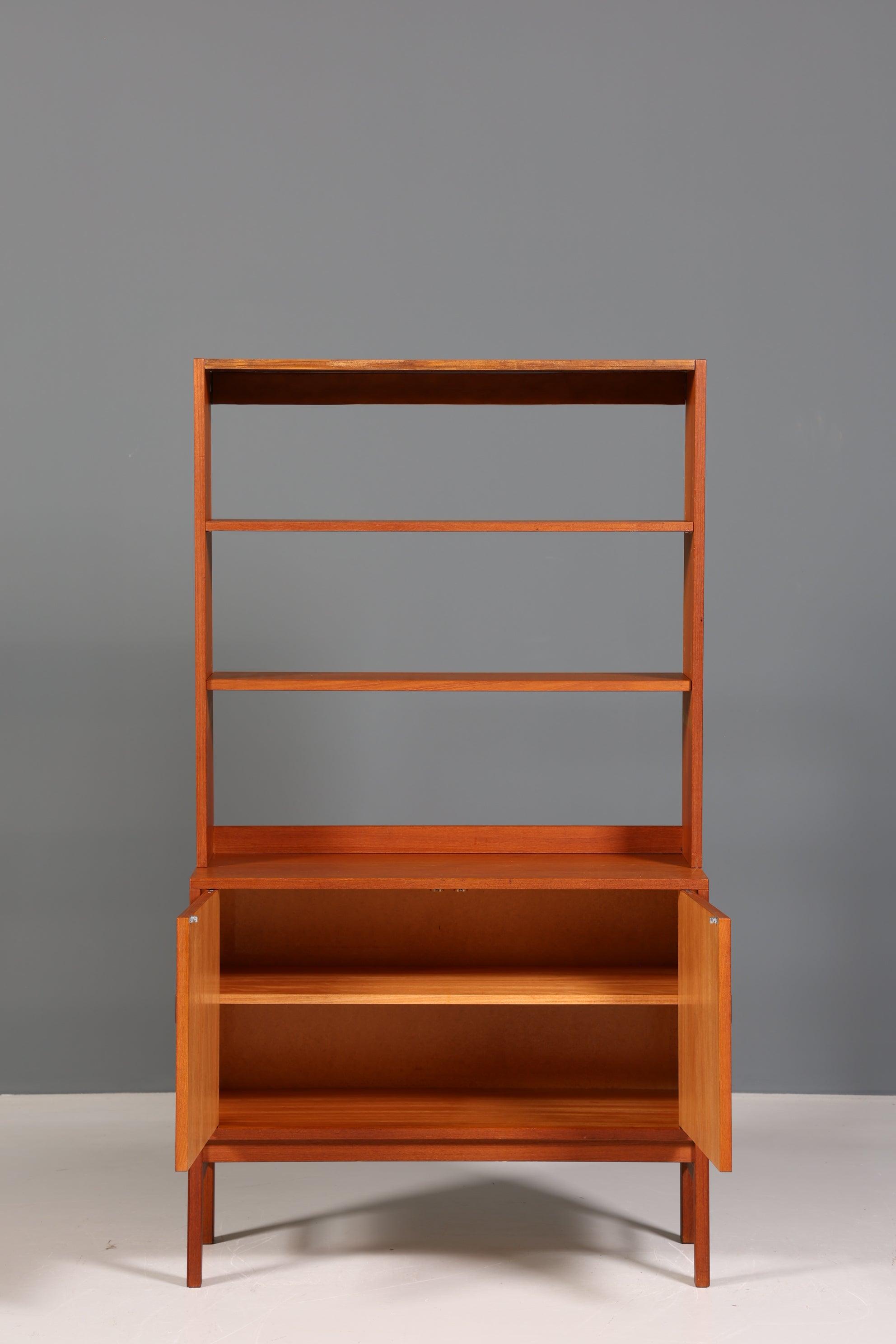 Traumhaftes Mid Century Regal "Made in Denmark" Teak Holz Bücherregal Schrank