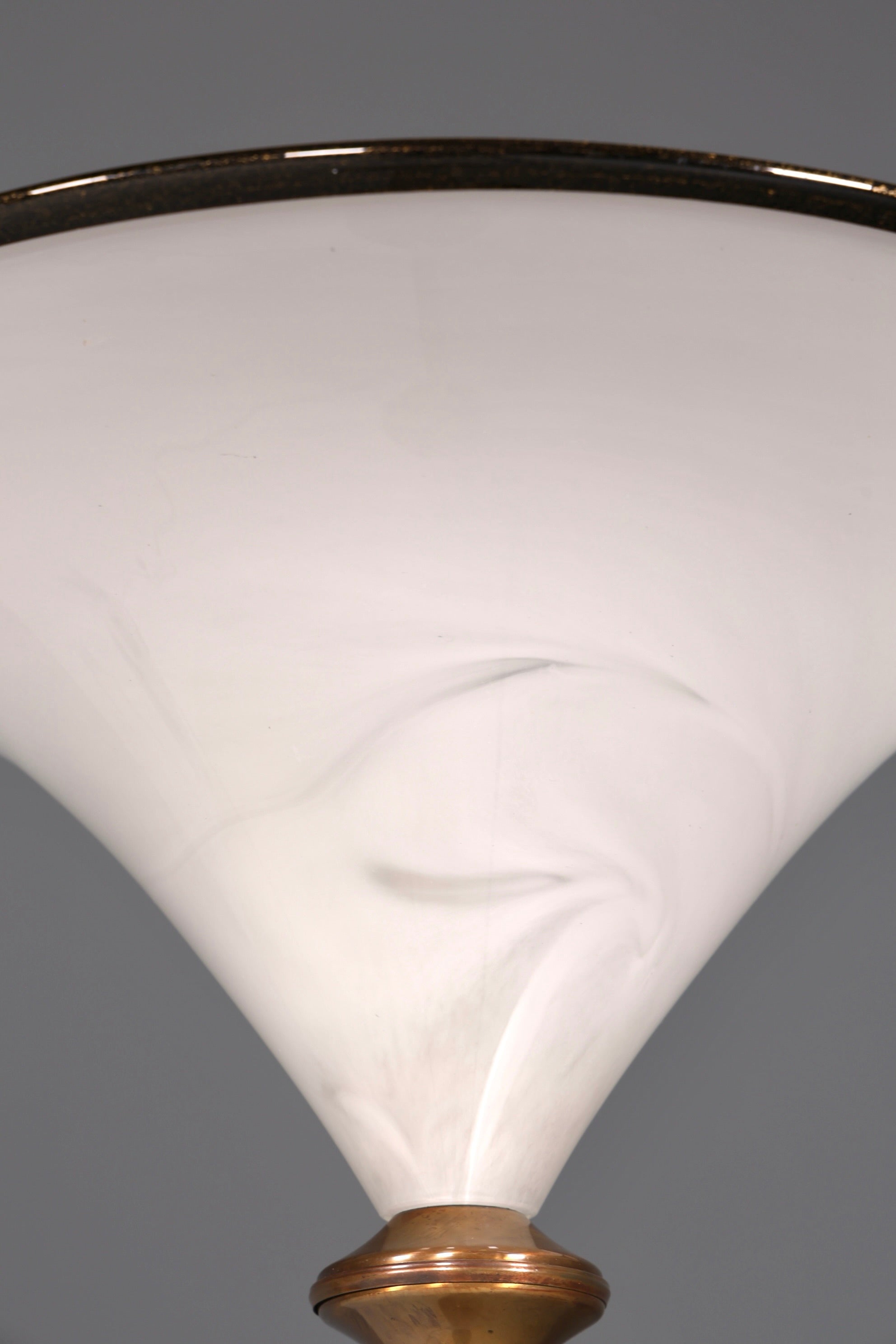 Wunderschöne Italienische Stehlampe der Marke Barovier & Toso Muranoglas Lampenschirm Deckenfluter Standlampe 2 von 2