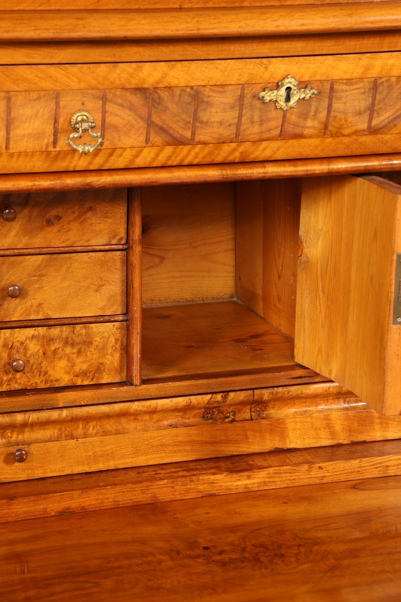 Wunderschöner Gründerzeit Sekretär Vertiko Highboard Louis Philippe Kommode um 1880