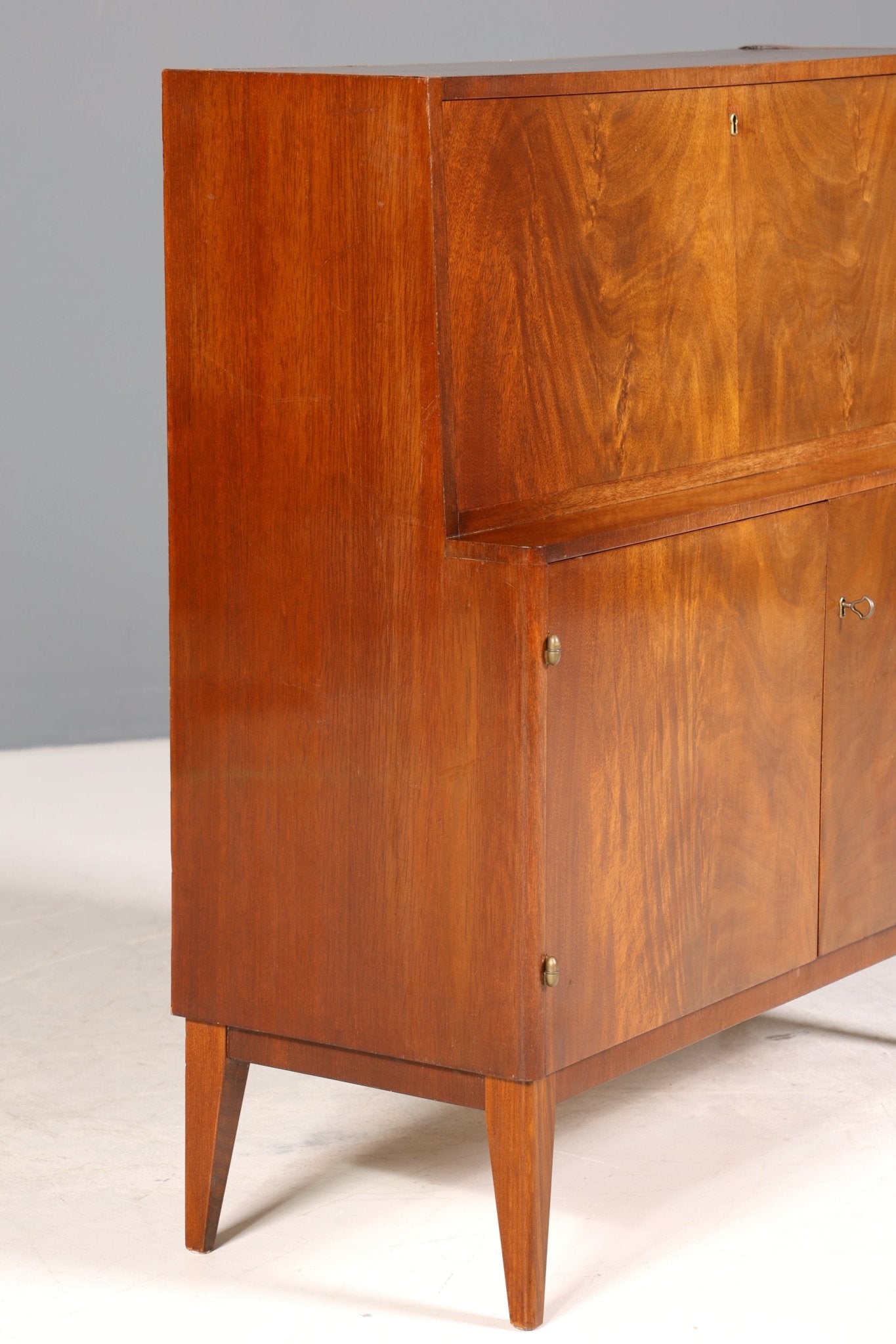 Traumhafter Mid Century Schrank Retro Bücherregal Vintage Barschrank Regal Sekretär 60er Jahre