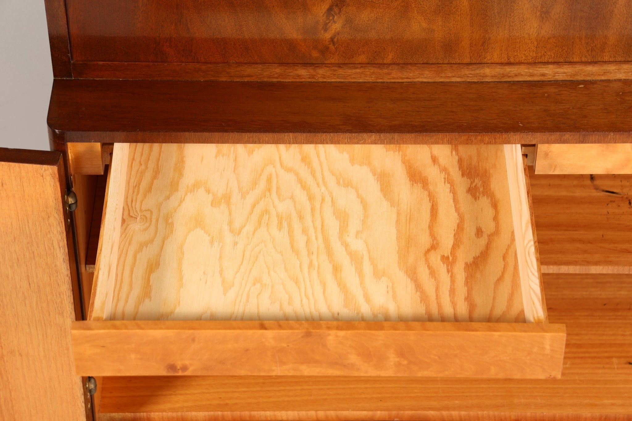 Traumhafter Mid Century Schrank Retro Bücherregal Vintage Barschrank Regal Sekretär 60er Jahre