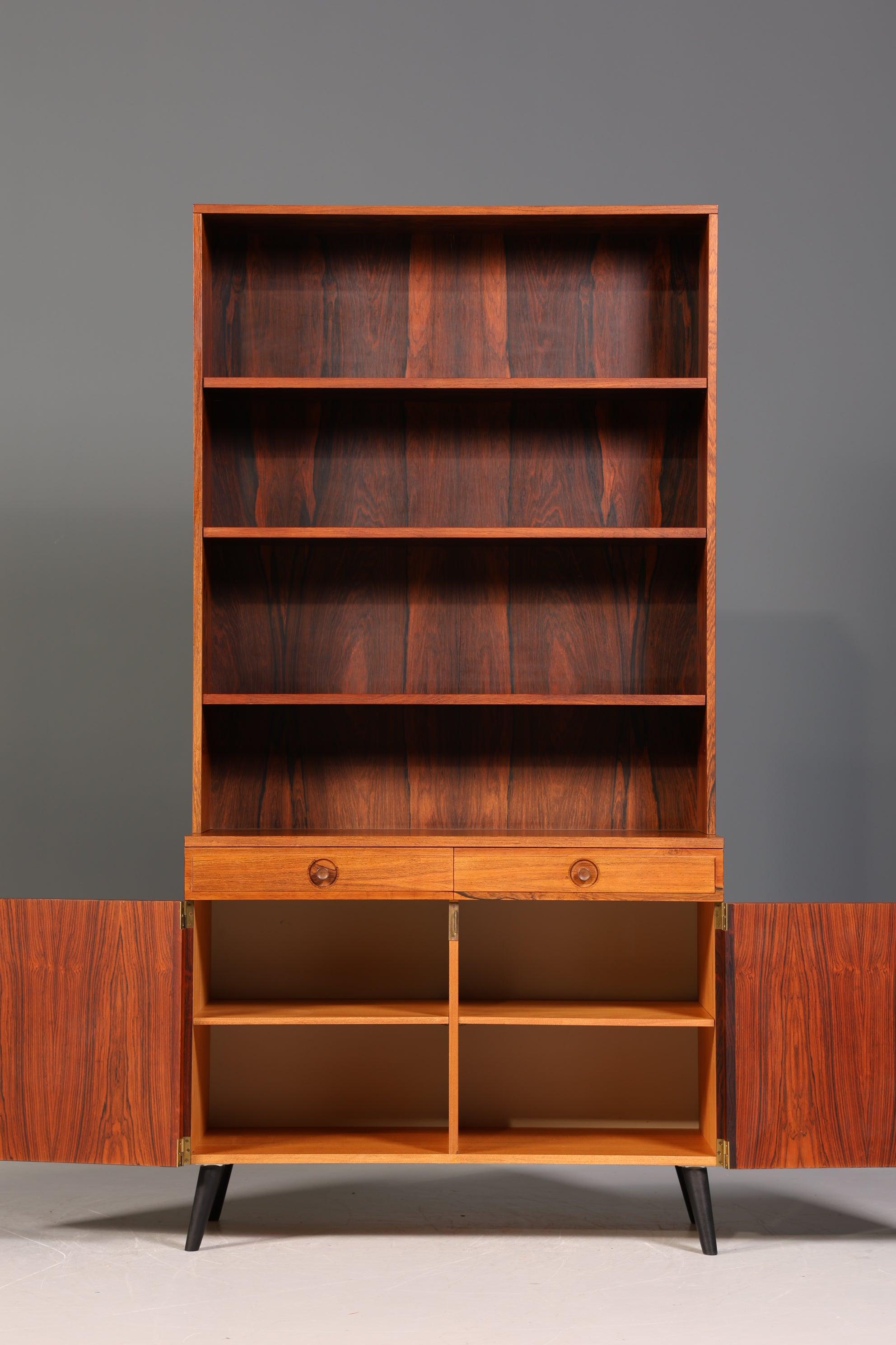 Original Bodafors "Bertil Fridhagen" Regal Palisander Holz Schrank Bücherregal Kommode Bücherschrank 60s 1 von 2