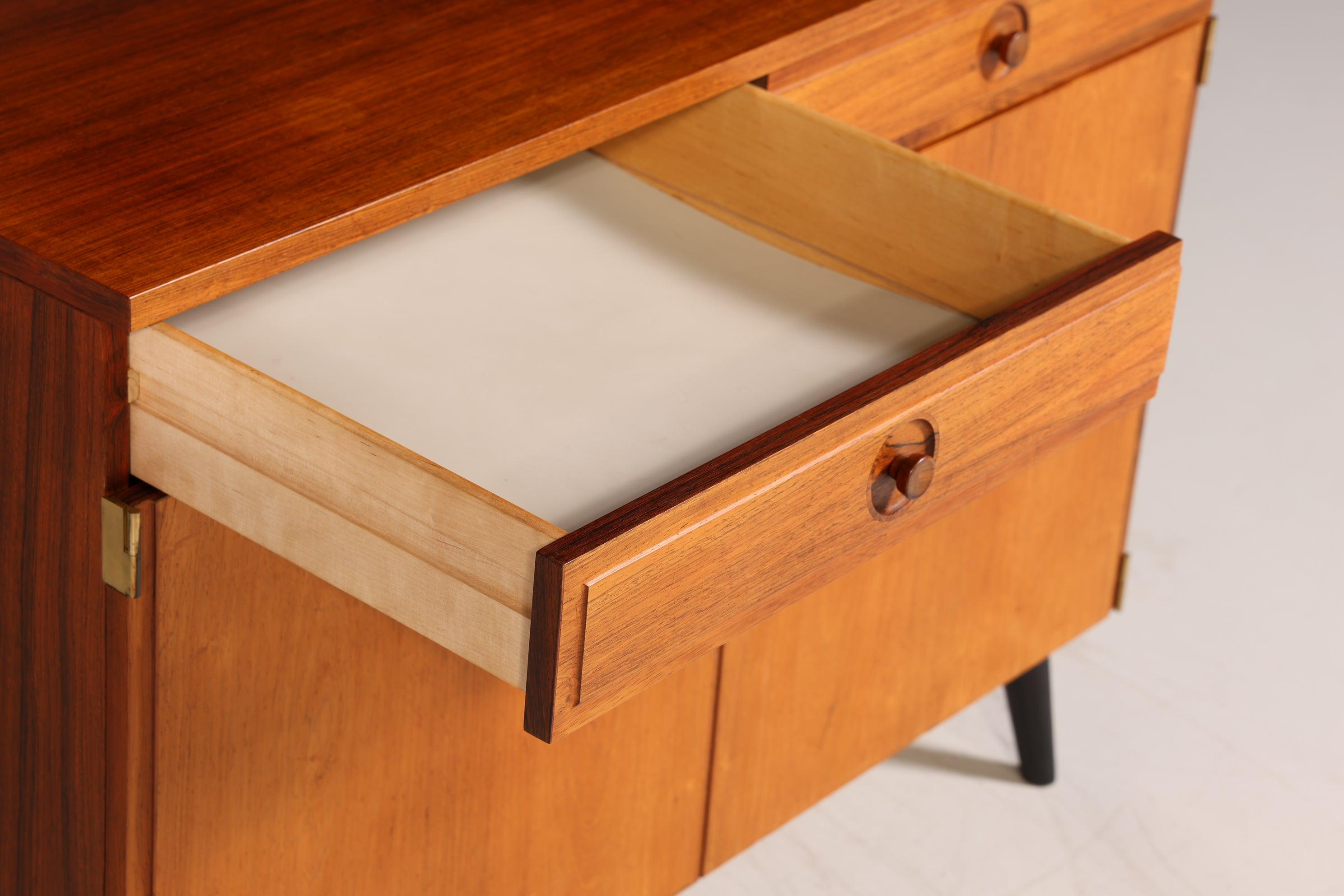 Original Bodafors "Bertil Fridhagen" Regal Palisander Holz Schrank Bücherregal Kommode Bücherschrank 60s 1 von 2