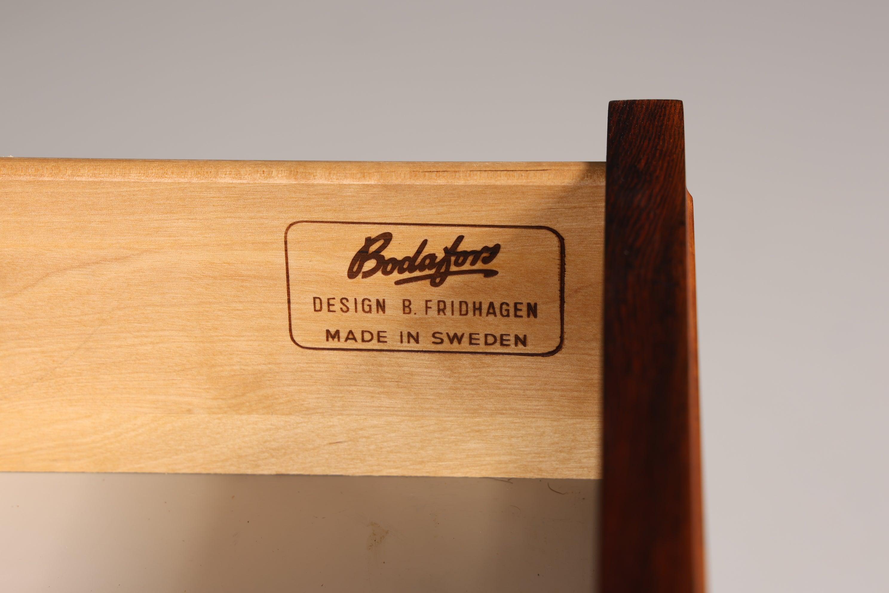 Original Bodafors "Bertil Fridhagen" Regal Palisander Holz Schrank Bücherregal Kommode Bücherschrank 60s 1 von 2